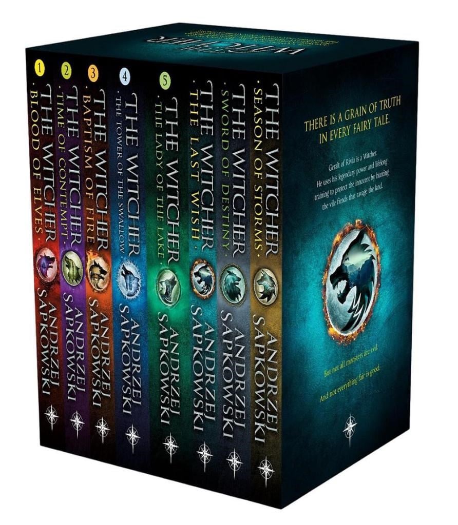 The Witcher Series By Andrzej Sapkowski 8 Books witcherset - İthal