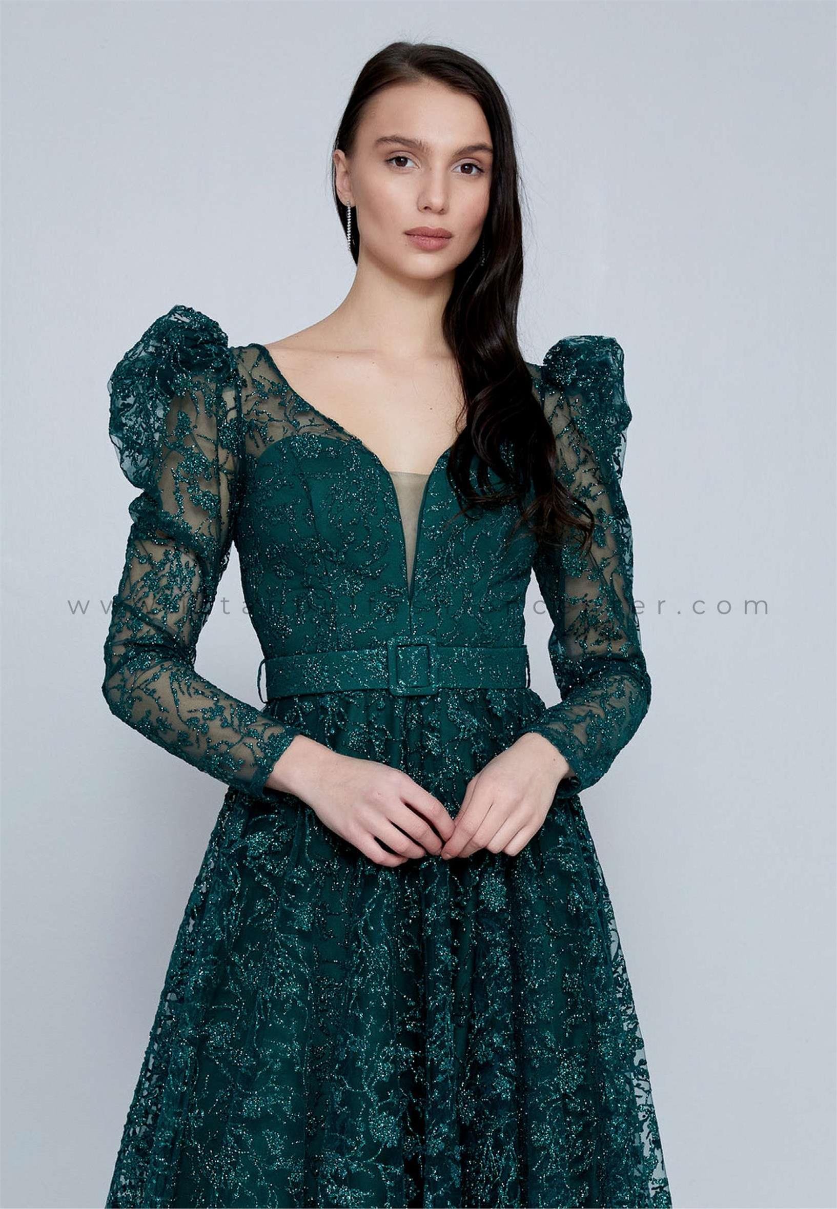 Green lace clearance wedding guest dress