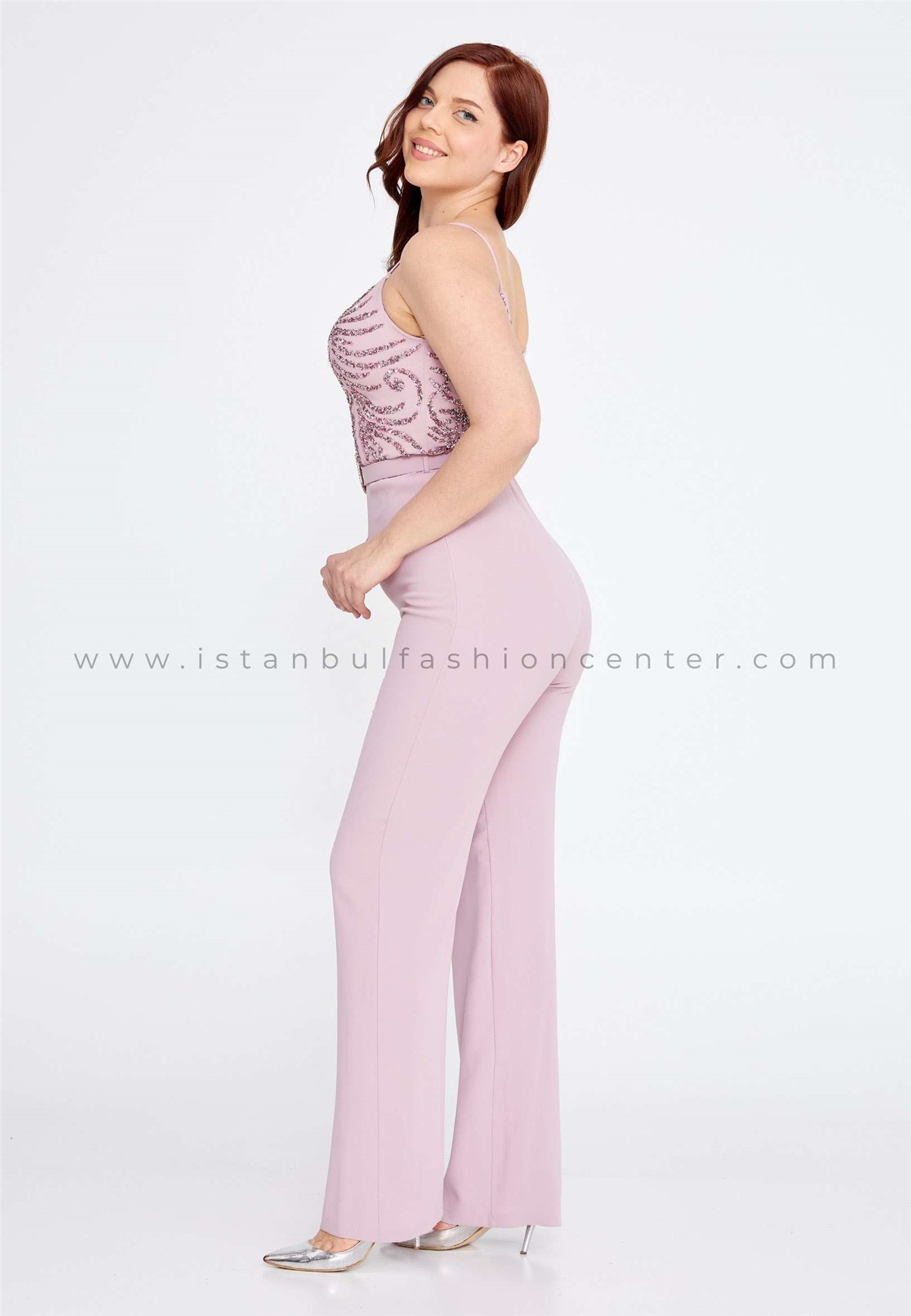 Pink 2025 evening jumpsuit