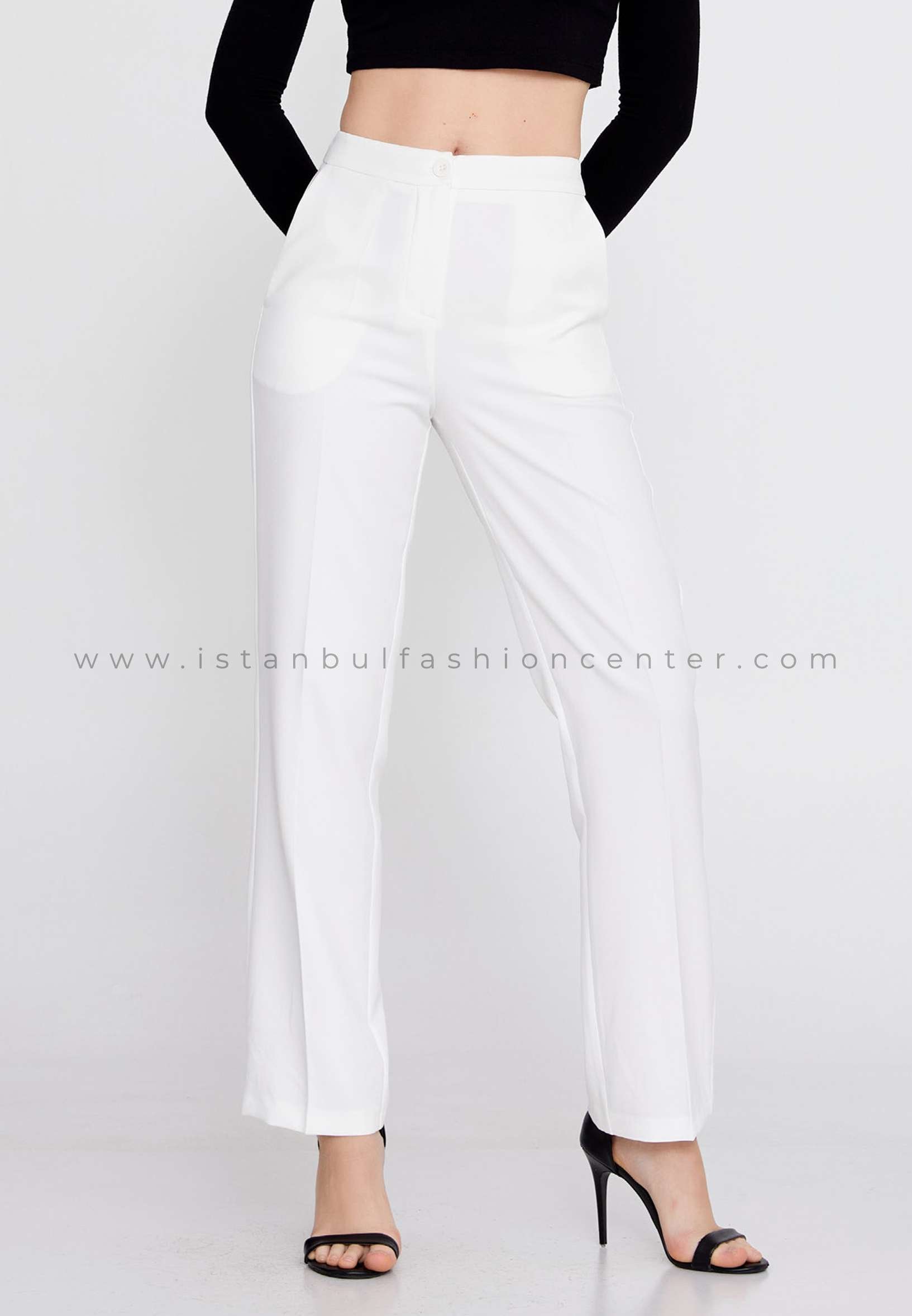 MIZALLE Regular Fit Regular White Pants Mzlm1mz1010130104ecr