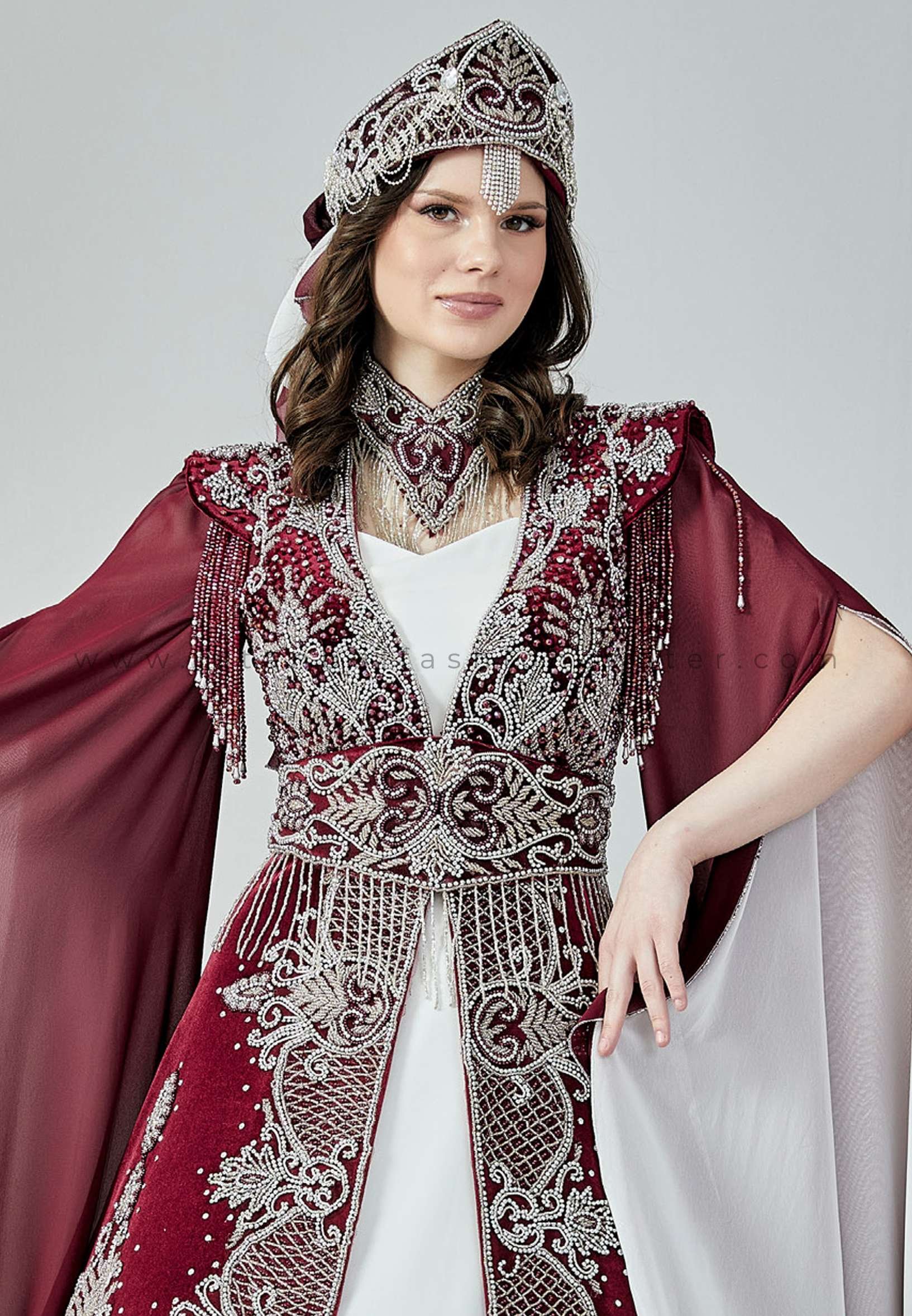 Traditional Red Turkish Henna Dress