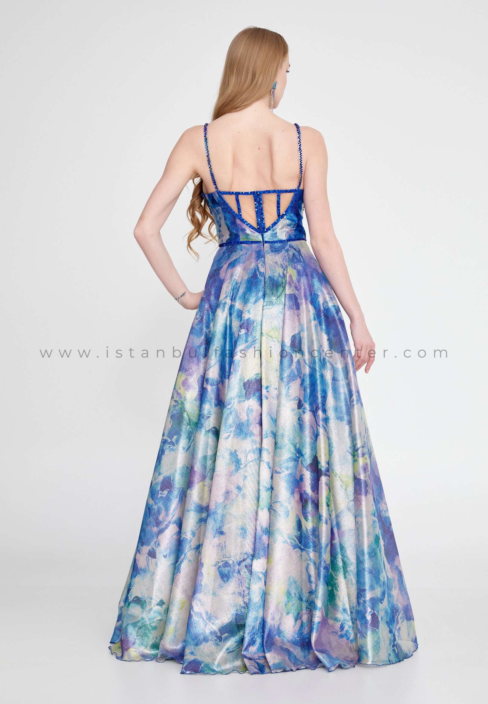 Multicolor top prom dress