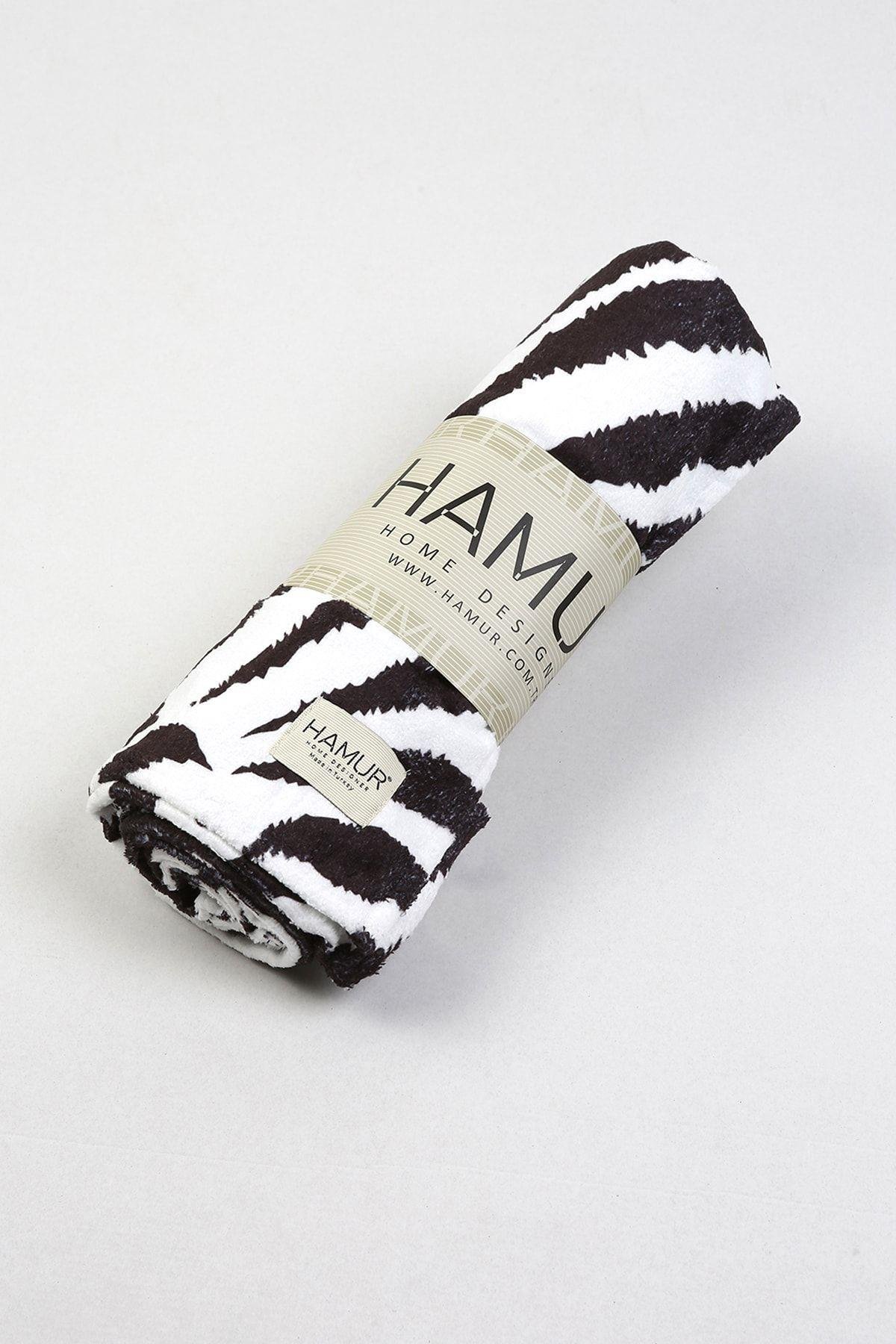 Plaj Havlusu Zebra Siyah 80x150 cm E43pr0650045hm