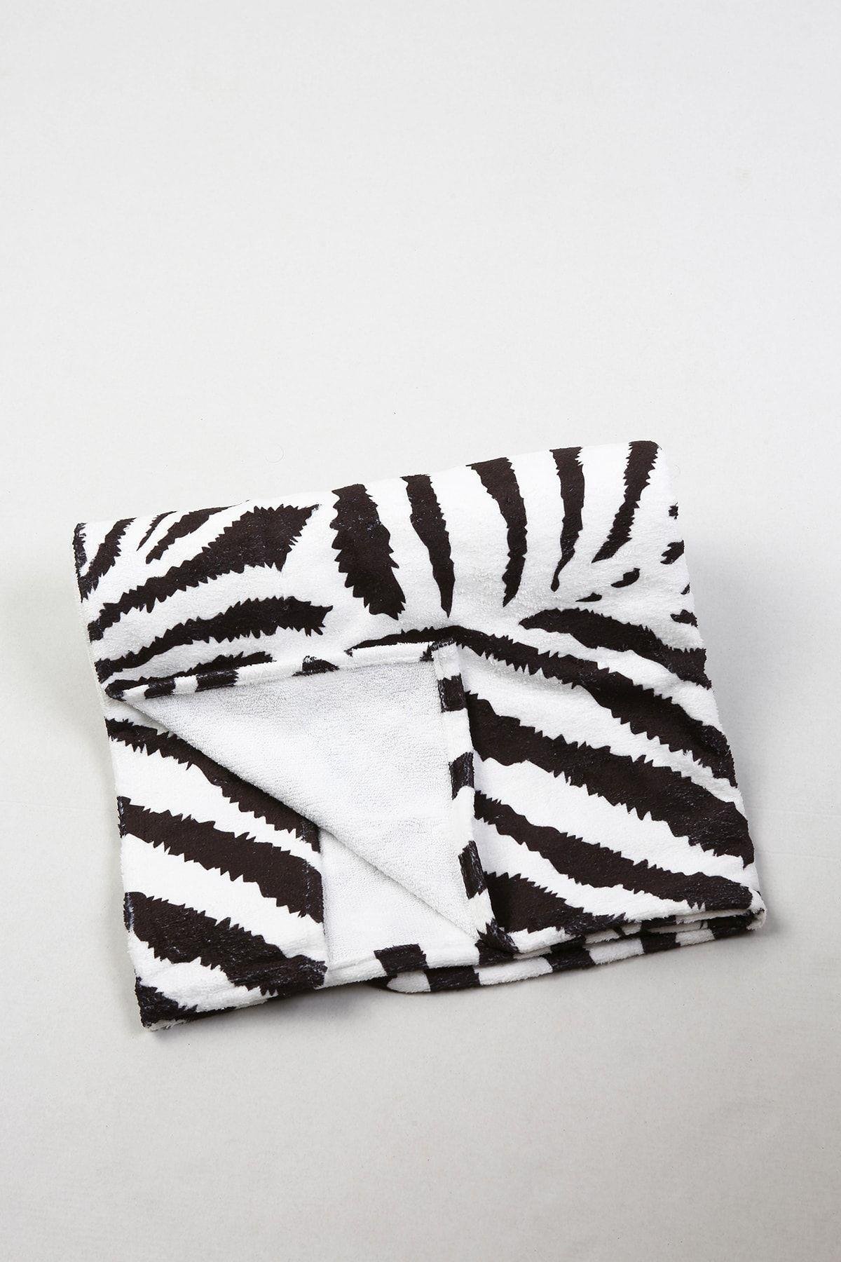 Plaj Havlusu Zebra Siyah 80x150 cm E43pr0650045hm