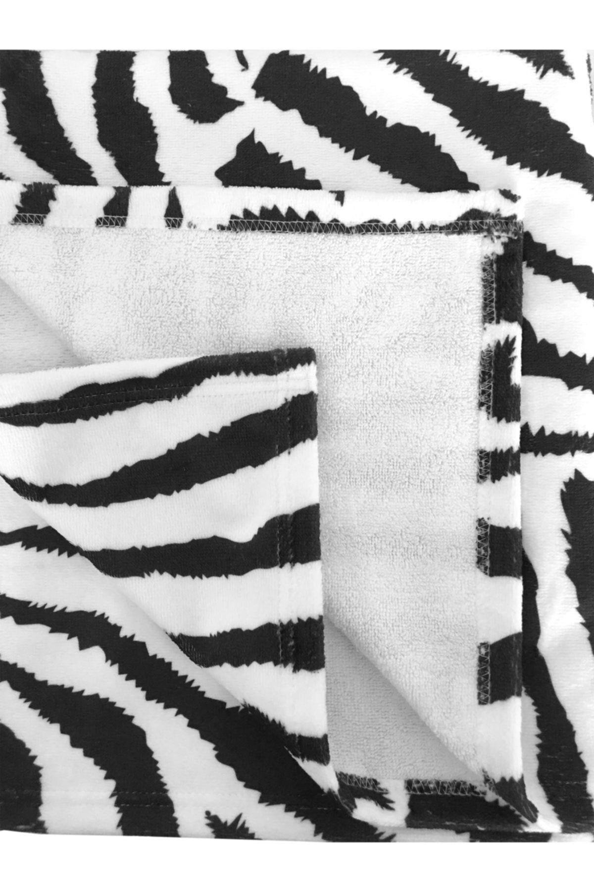 Plaj Havlusu Zebra Siyah 80x150 cm E43pr0650045hm
