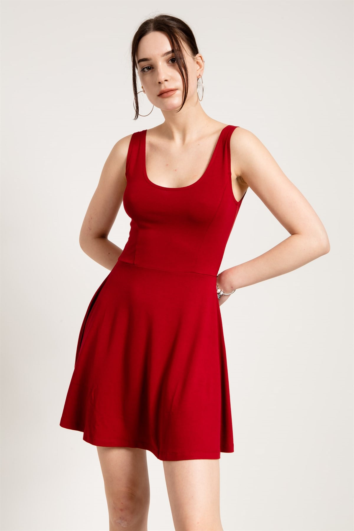 knee length dresses for ladies Buddylove | EMI Mini Skater Dress main image 0