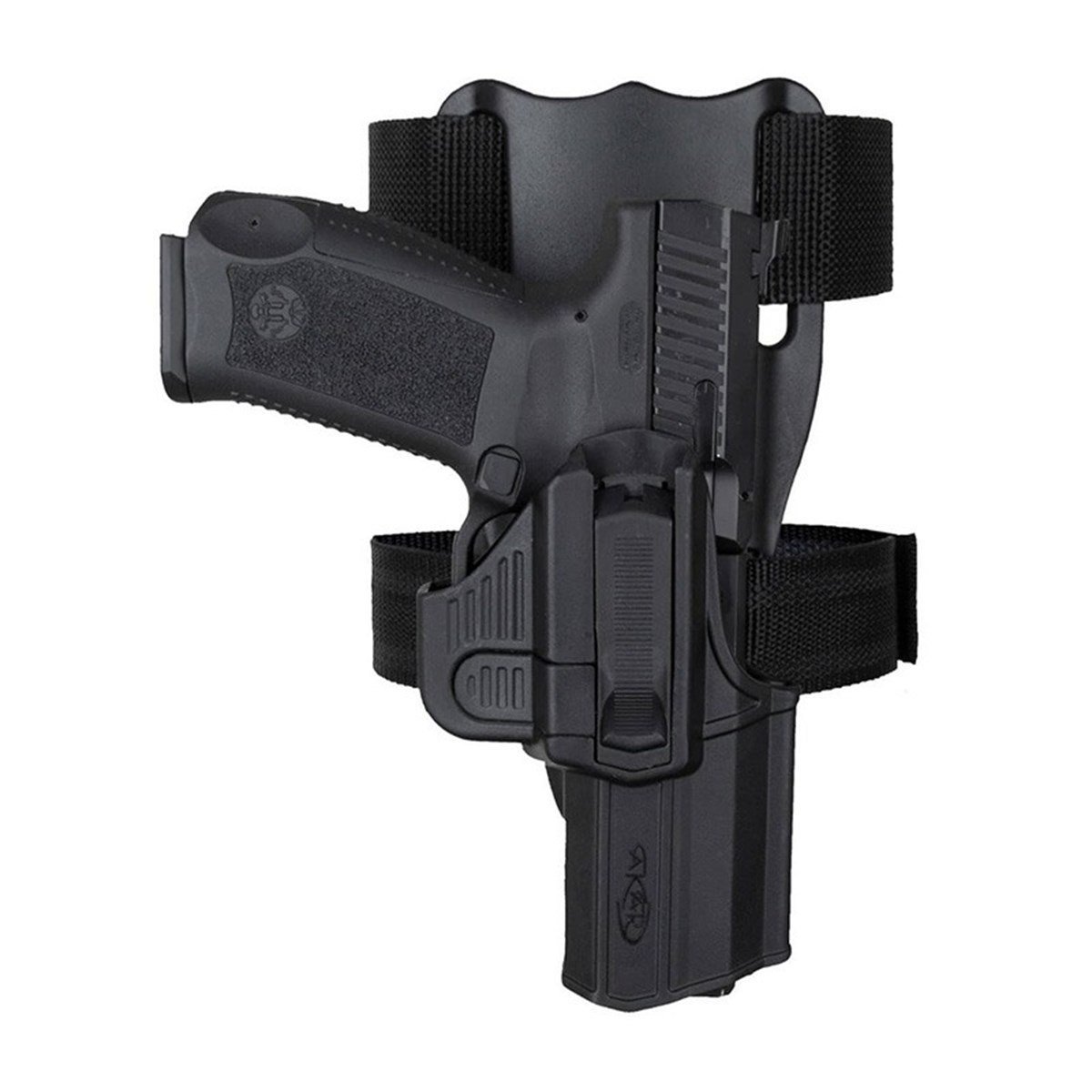 Akar Polimer Glock Alçak Taşıma Bel Bacak Silah Kılıfı - Siyah - Polis  Sepeti