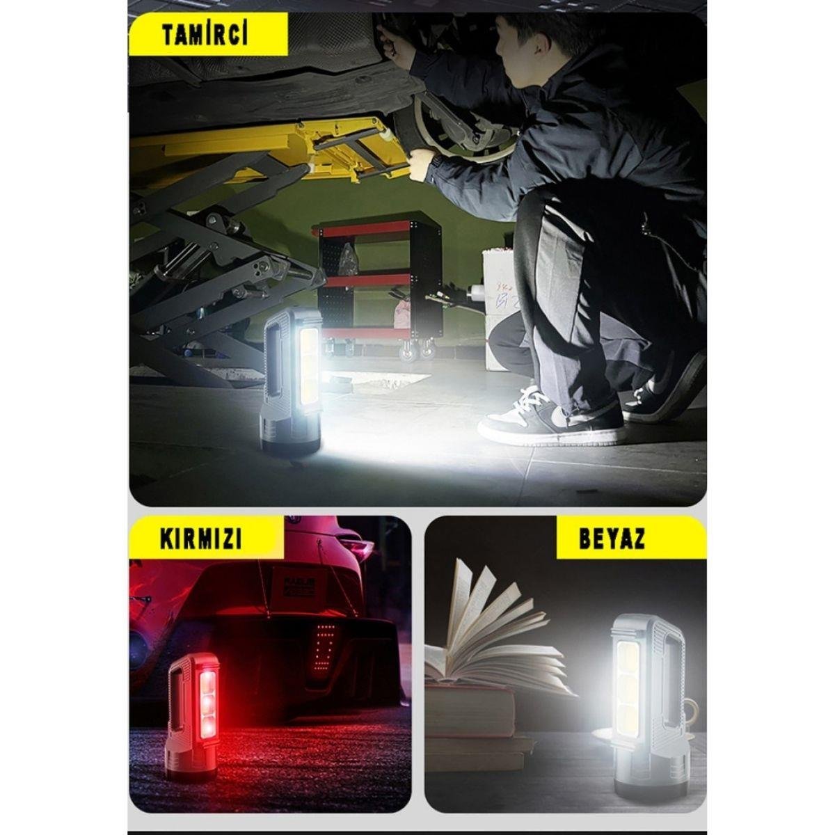 Watton Güçlü Şarjlı Masa Lambası WT-603 - Polis Sepeti