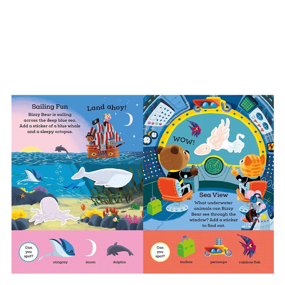 Bizzy Bear - My First Sticker Book Animals