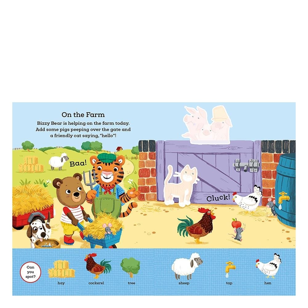 Bizzy Bear - My First Sticker Book Animals
