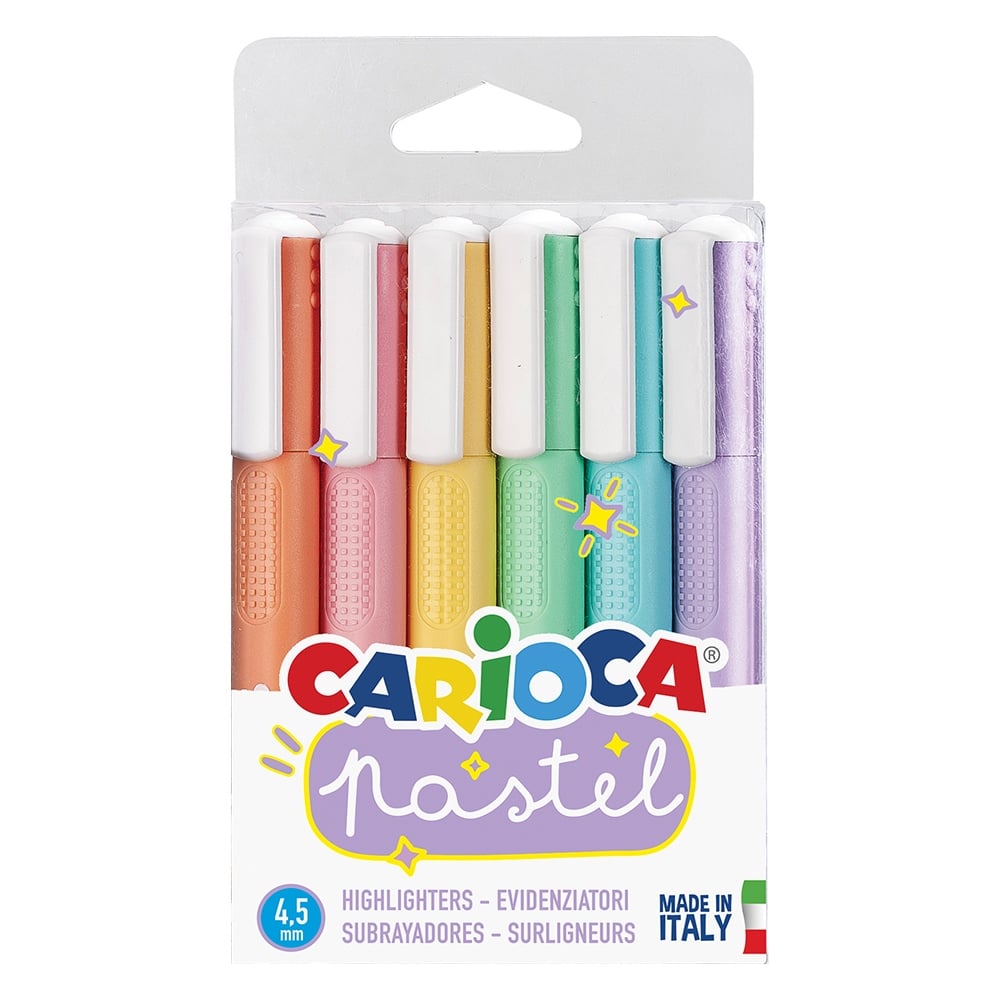 Carioca Pastel İşaretleme Kalemi 6Lı