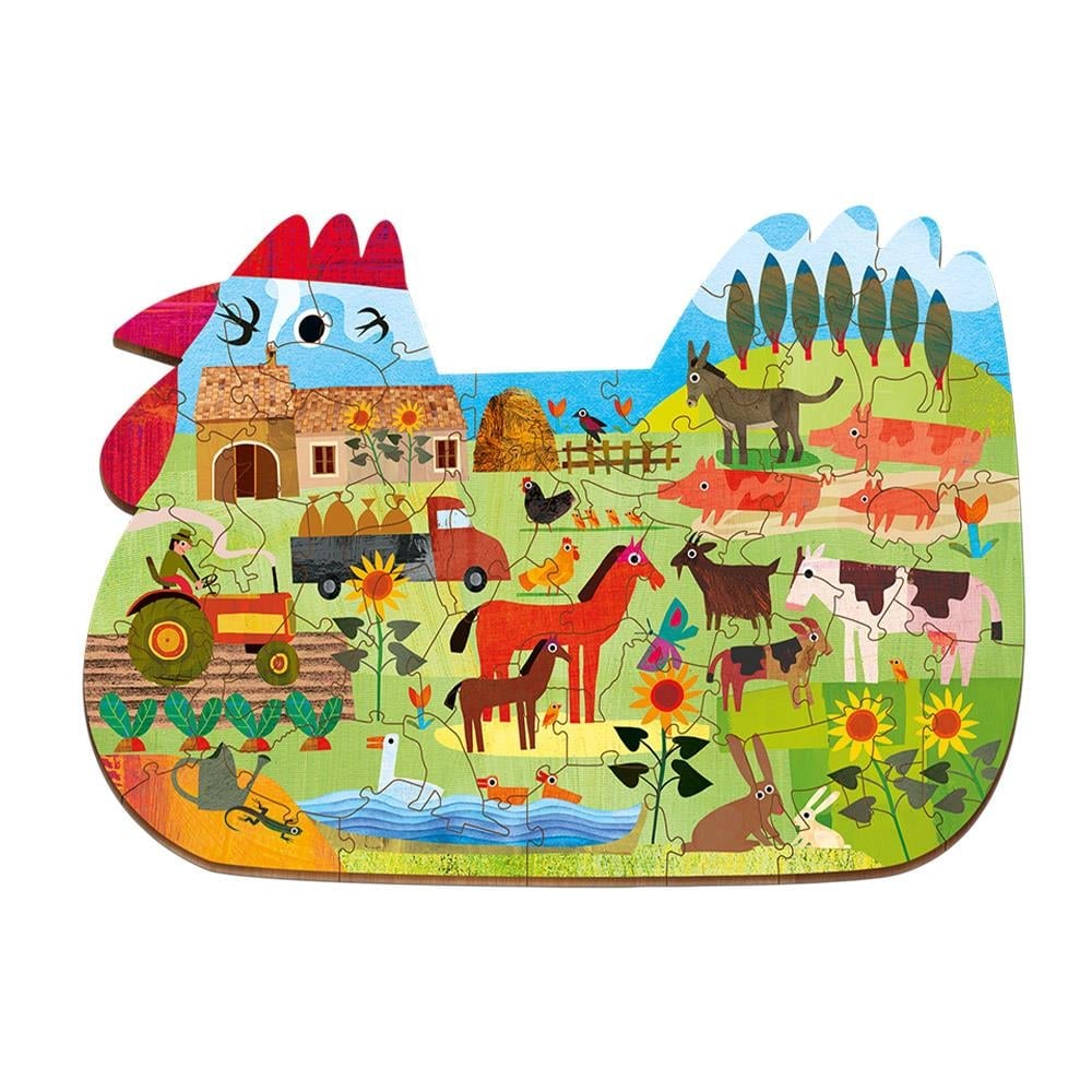 Ahşap Puzzle - Çiftlik