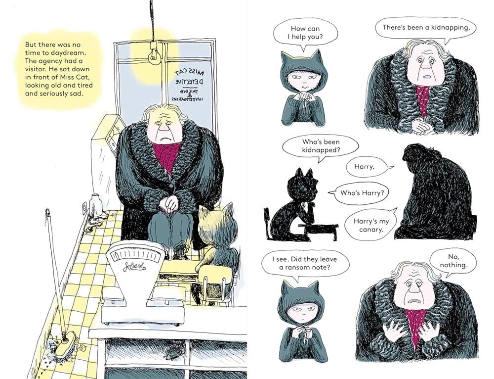 Miss Cat - The Case of the Curious Canary