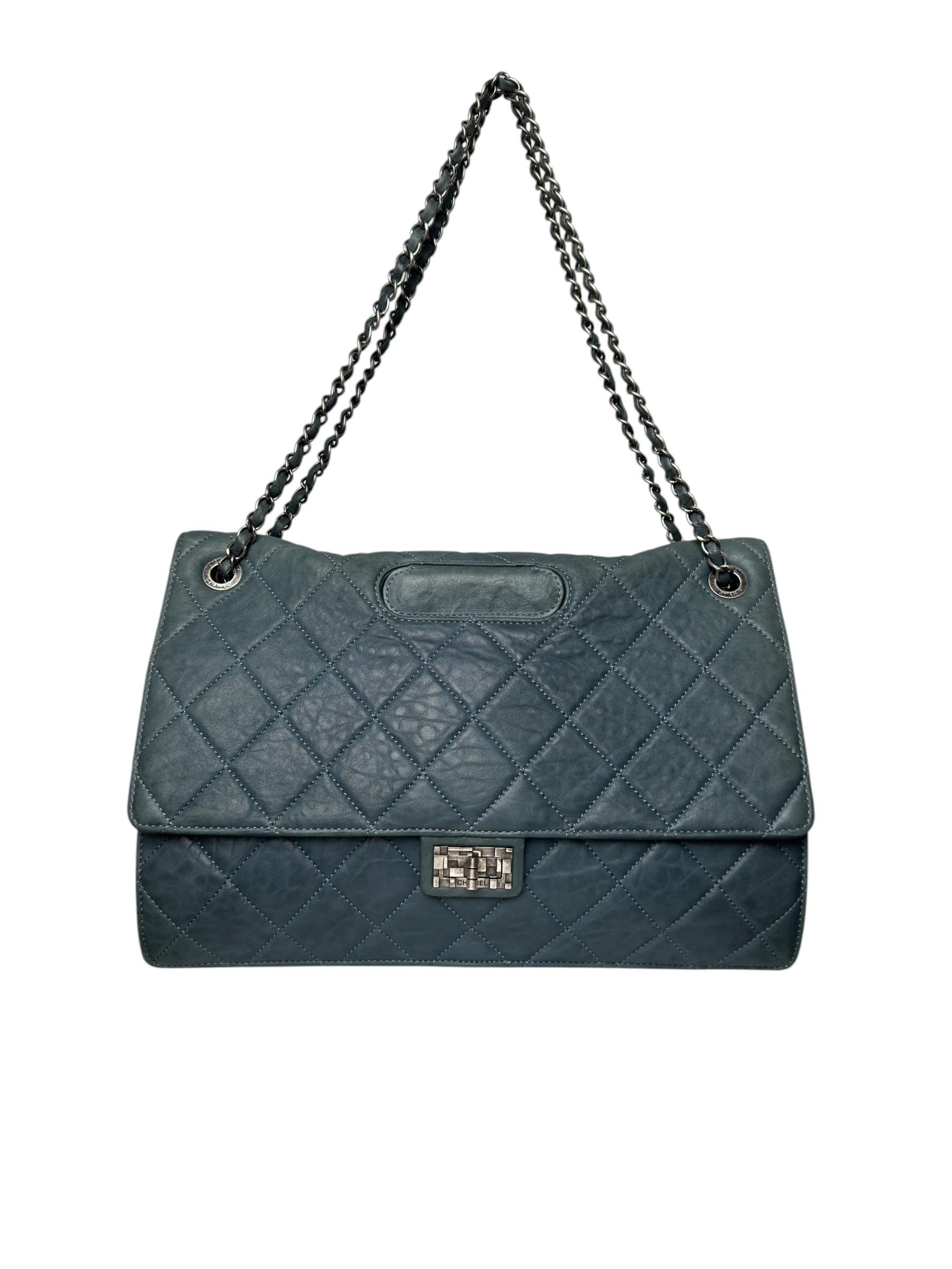 CHANEL 2.55 MAXI BYZANCE TAKE AWAY FLAP BAG