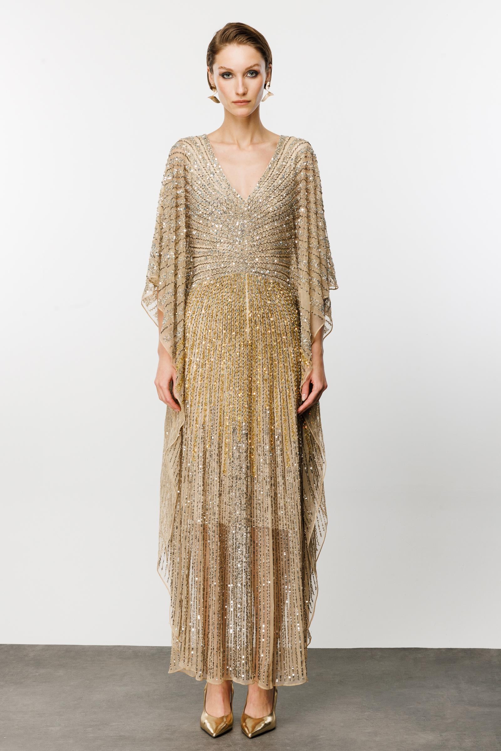 open lace back dress R&M Richards Womens Sparkling Sequin Lace Poncho Sheath Dress Navy / 6