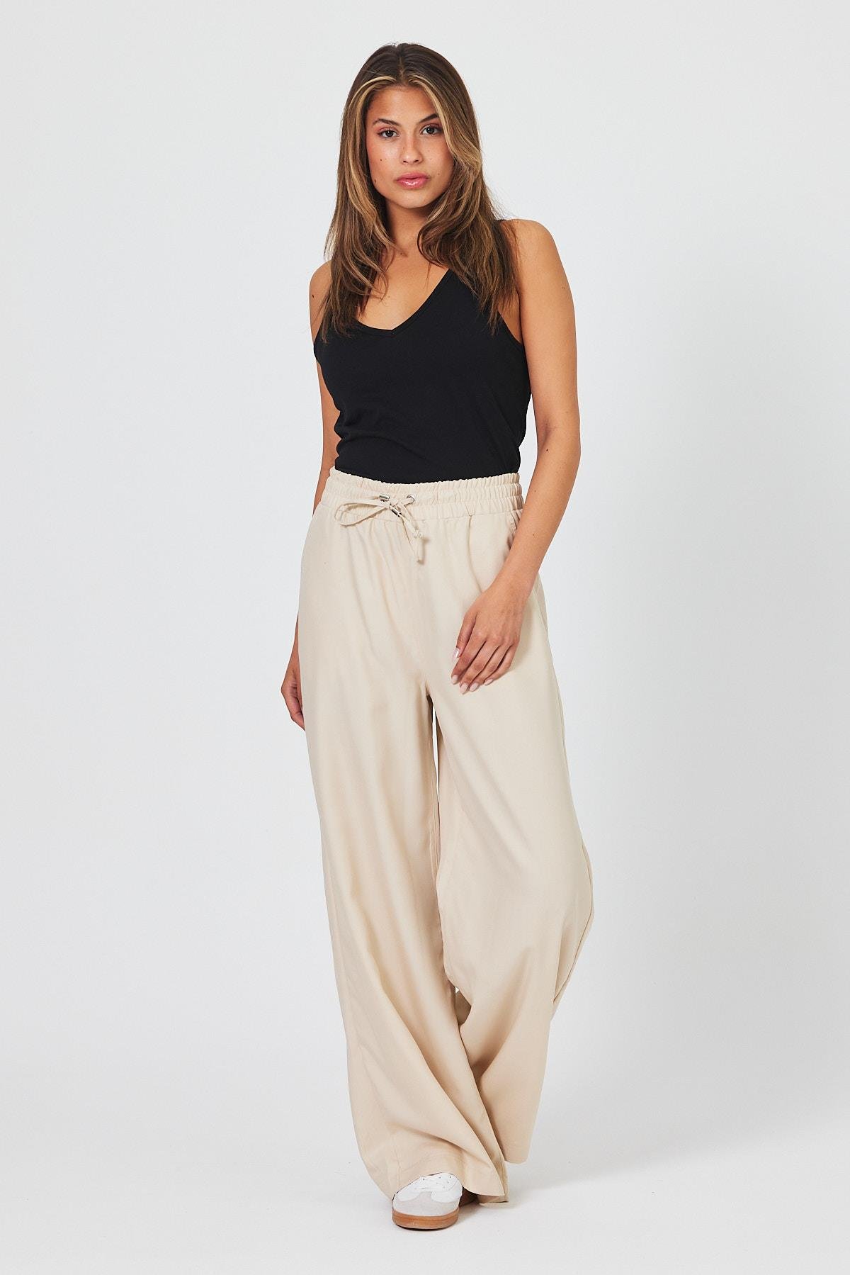 Pantalon large lyocell new arrivals
