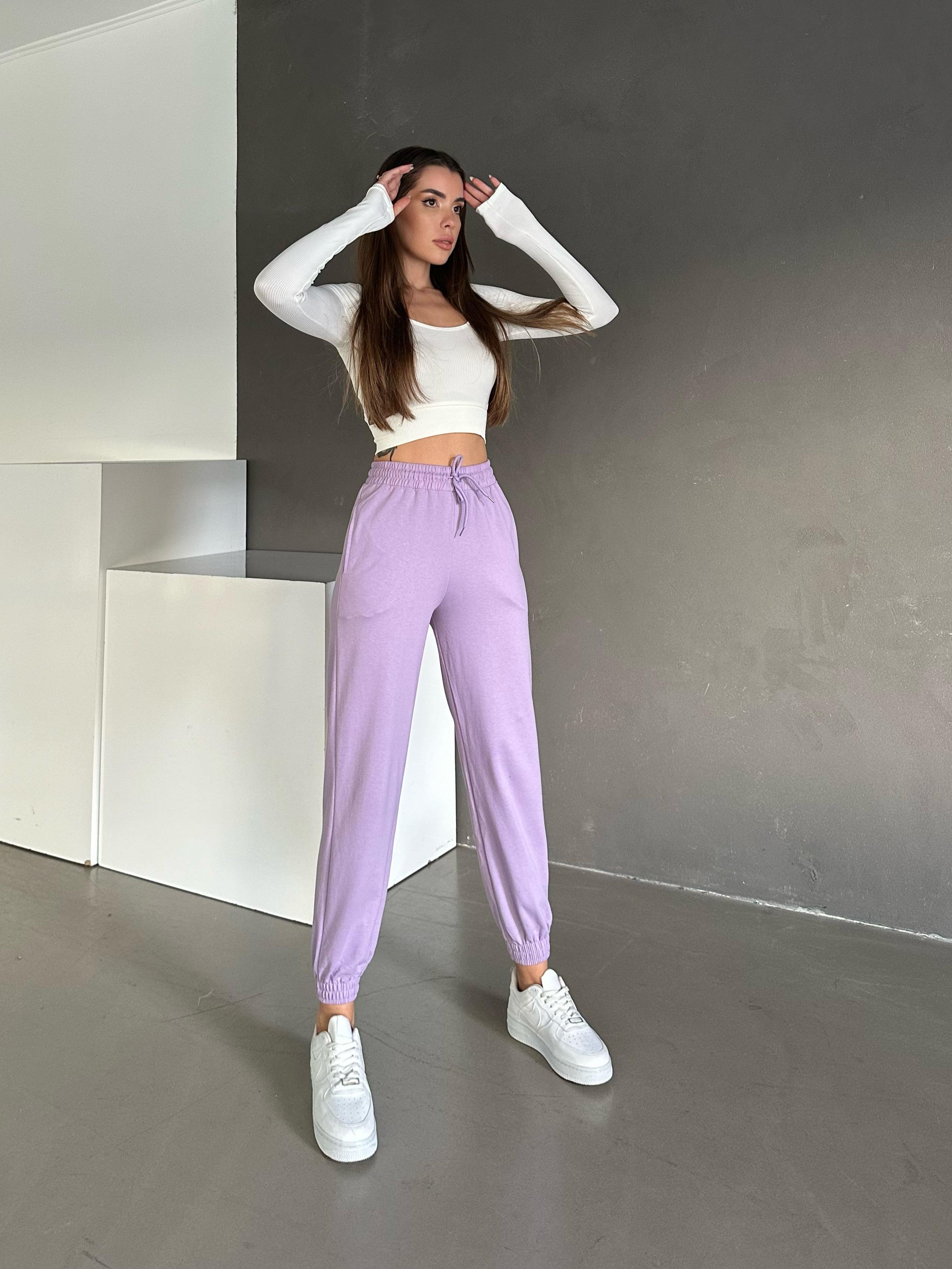 Waist Tire Jogger Tracksuit Lila