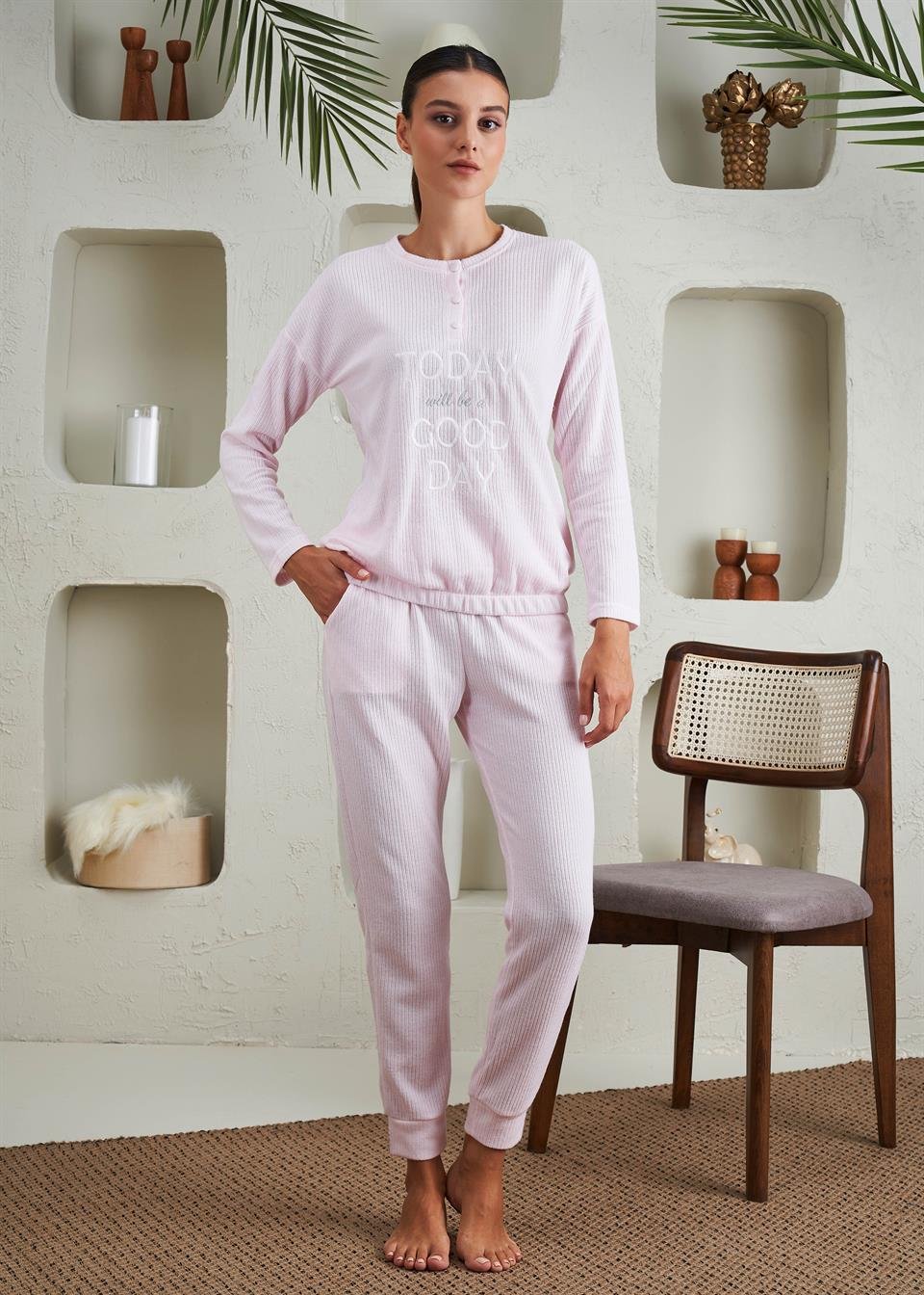 Kadın Pijama Takım - 10715 | Relax Mode