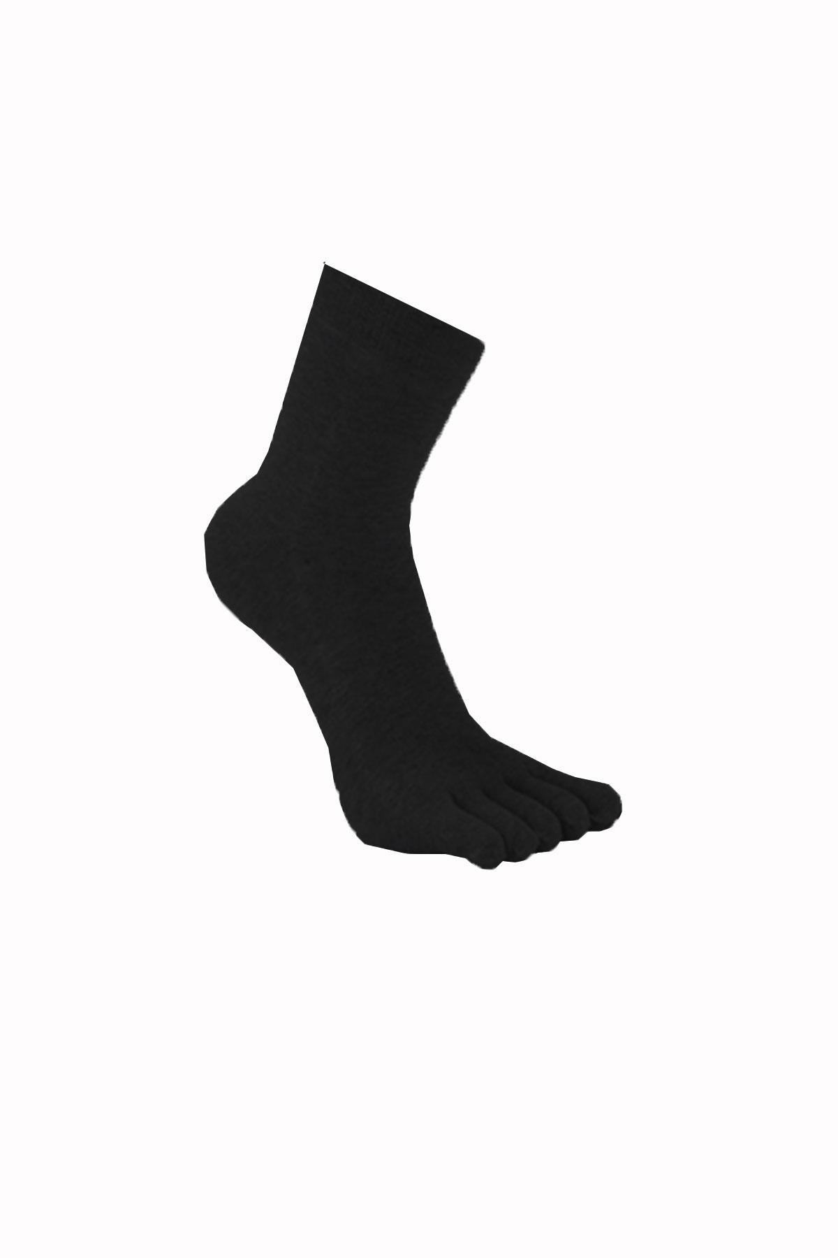 Erkek Dikişsiz Parmaklı Çorap Pamuklu Mantar-Koku Önleyen Yumuşak - Hepsine  Rakip