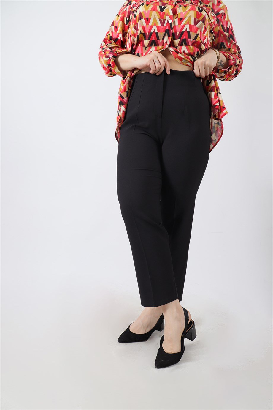 Büyük Beden Deniz Pantolon Siyah | büyük beden bayan pantolon modelleri ve  fiyatları | Bedrinxxl