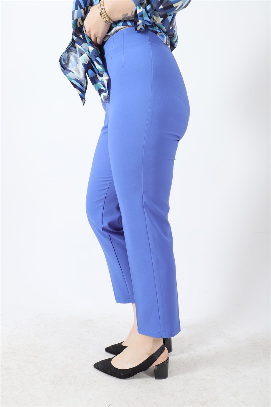 Büyük Beden Deniz Pantolon İndigo | büyük beden bayan pantolon modelleri ve  fiyatları | Bedrinxxl