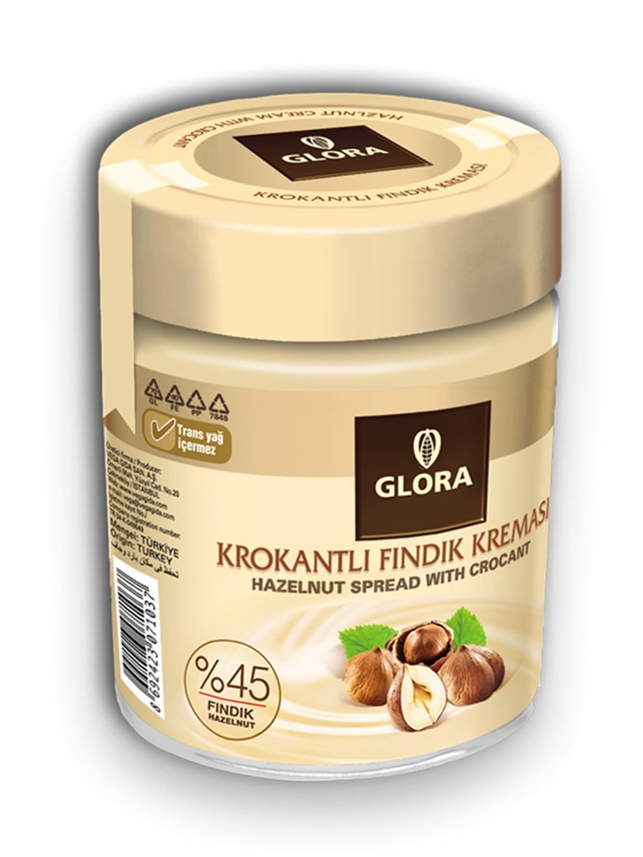 Glora Krokantlı Fındık Kreması 350Gr