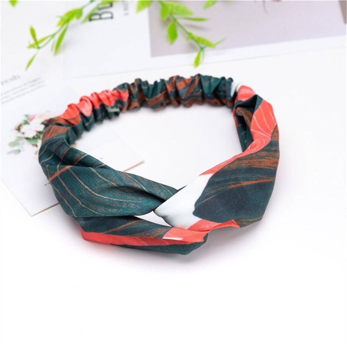 SO-MUCH Arkası Lastikli Saç Bandı Bandana-3