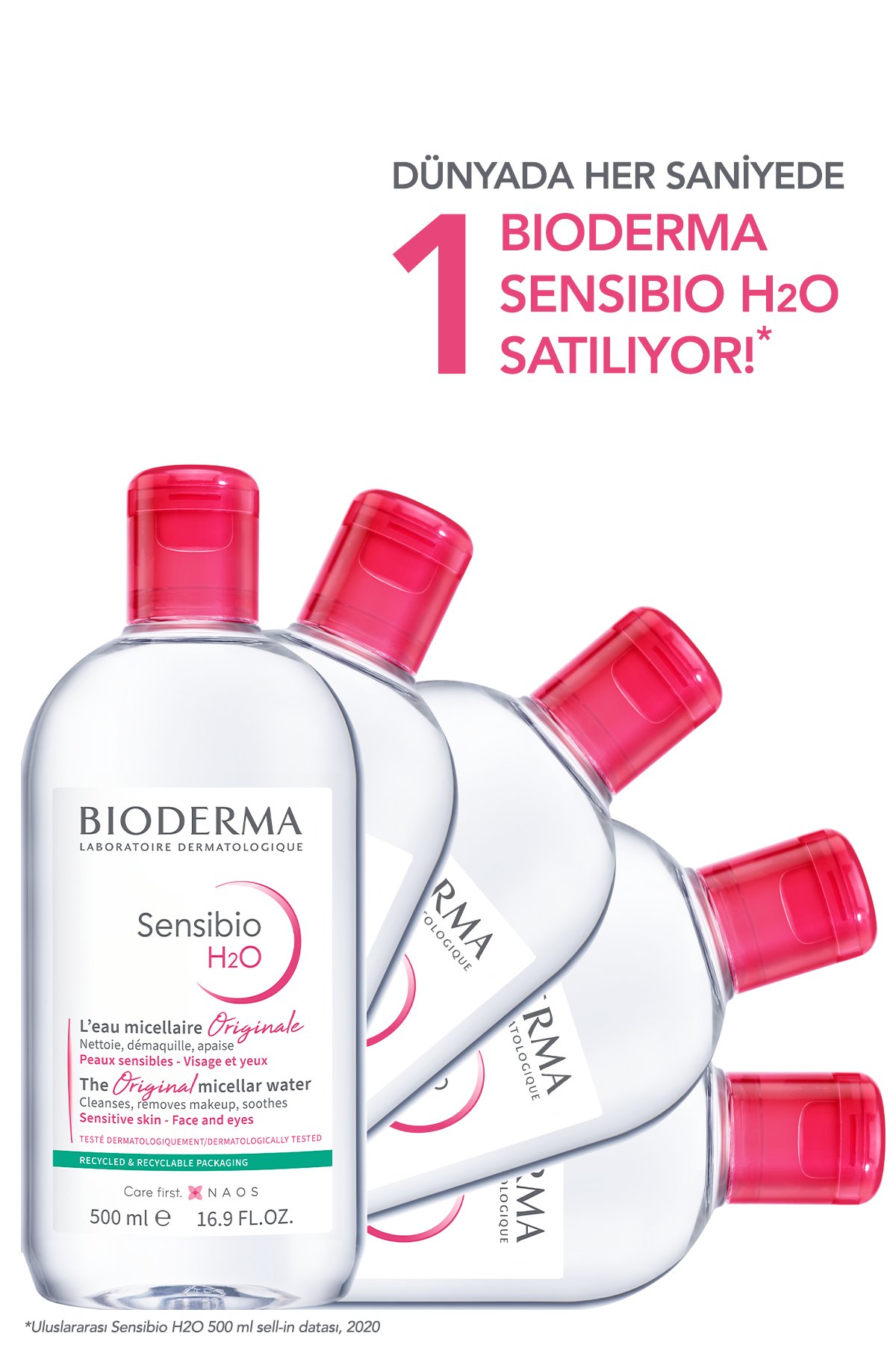Bioderma Sensibio H2O 500 ml Fiyatı | Farmakozmetika