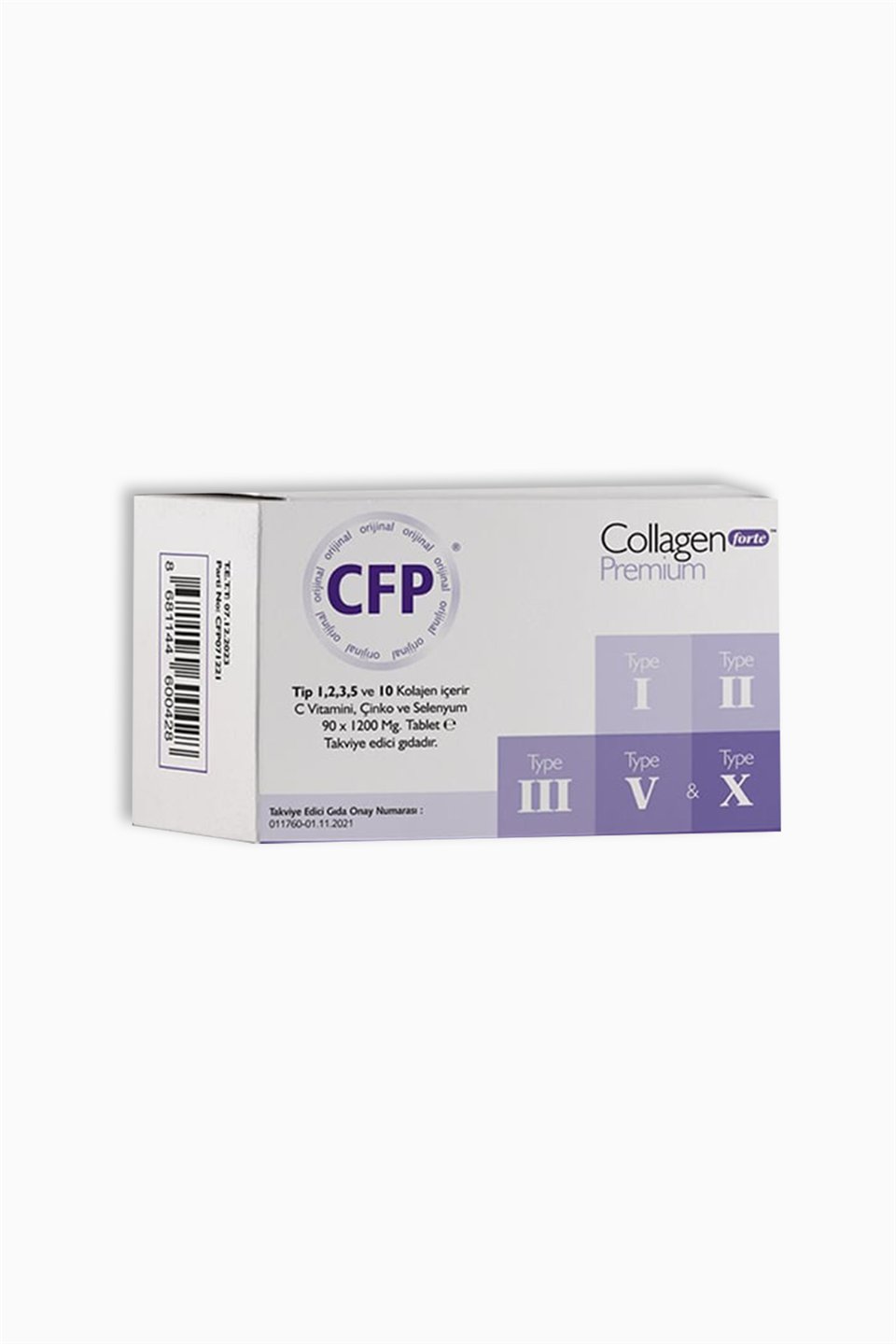 Collagen Forte Premium 1200 Mg 90 Tablet Fiyatı | Farmakozmetika