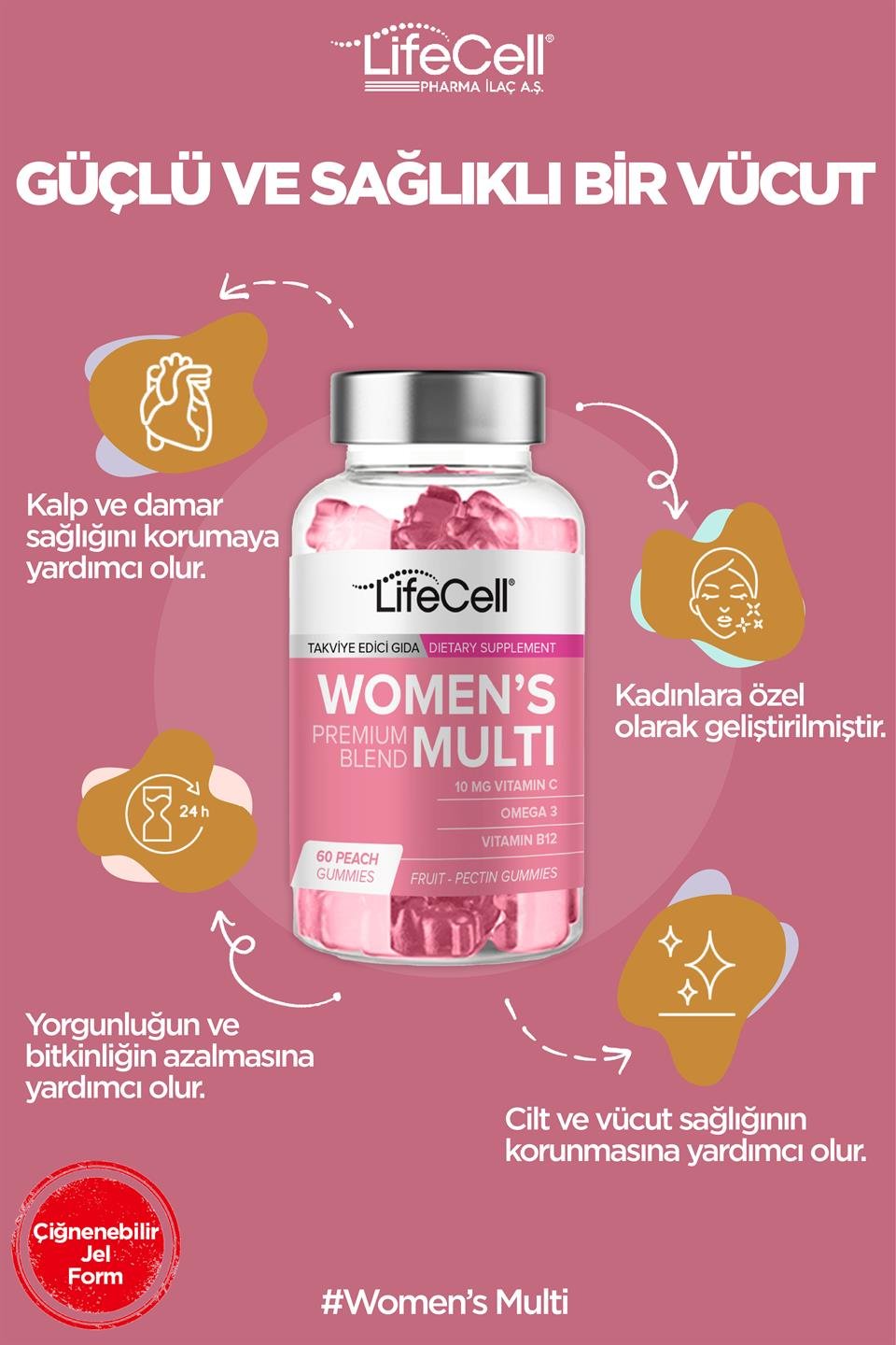 LifeCell Women's Multi Fiyatı | Farmakozmetika