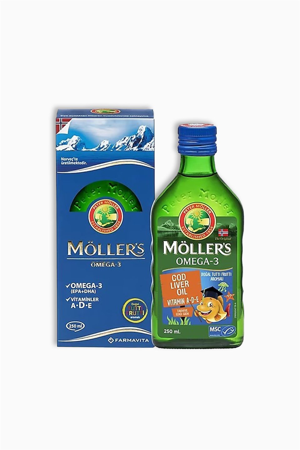 Möller's Omega-3 Tuttı Fruttı Balık Yağı Şurubu 250 ml Fiyatı |  Farmakozmetika