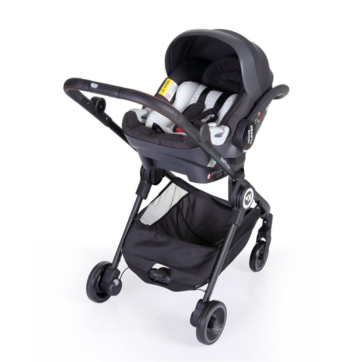 Onyx Travel Sistem Bebek Arabası Koyu Gri | Kraft