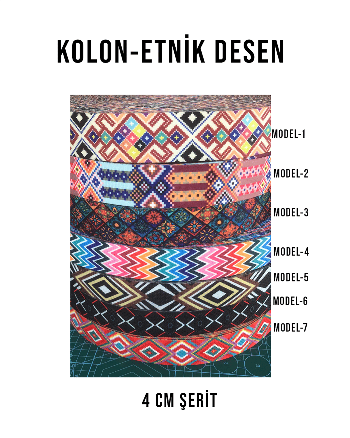 Kolon-Etnik Desen (Çanta Askısı) | www.derimalzeme.com