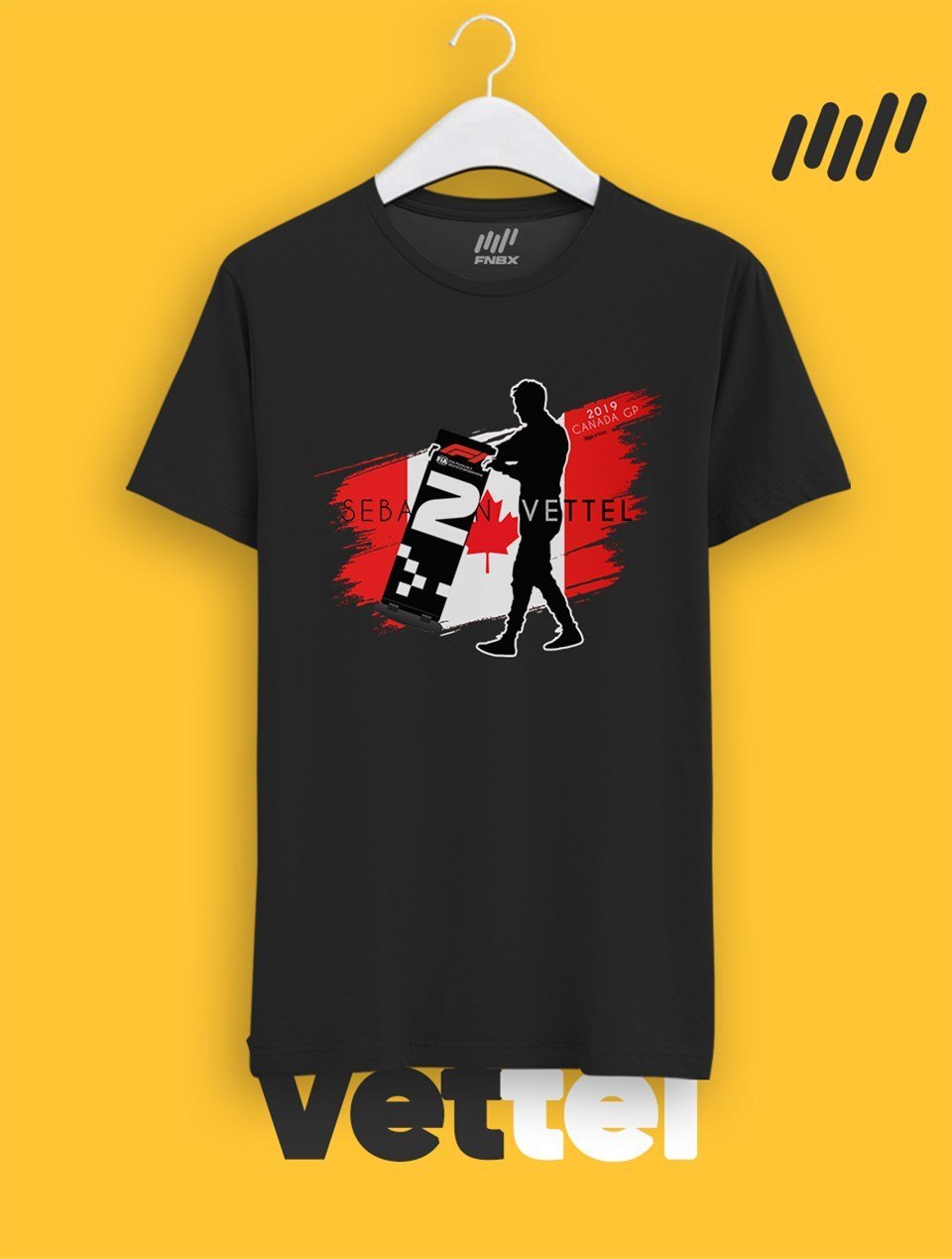 Sebastian Vettel 2019 Kanada GP ShapeOfVictory T shirt