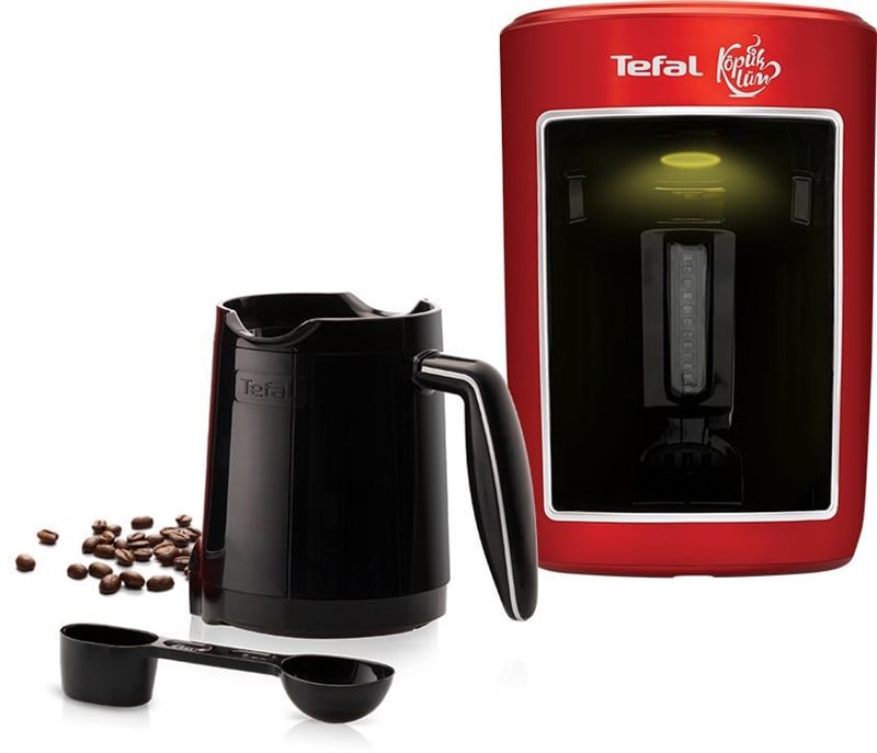 Tefal Köpüklüm Kırmızı Türk Kahve Makinesi | Webdensiparis