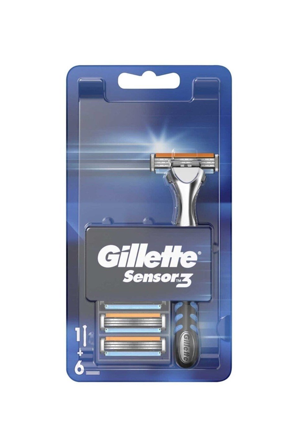 Gillette Sensor3 Tıraş Makinesi +Yedek Tıraş Bıçağı 6 | Alvantaj.com