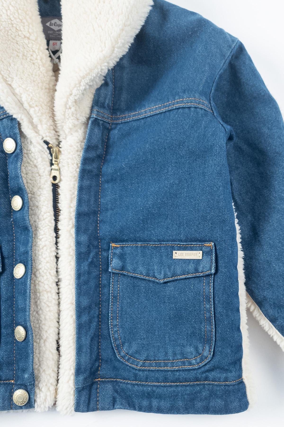 Brenda Kız Çocuk %100 Pamuk Jean Ceket Denim - Lee Cooper Türkiye
