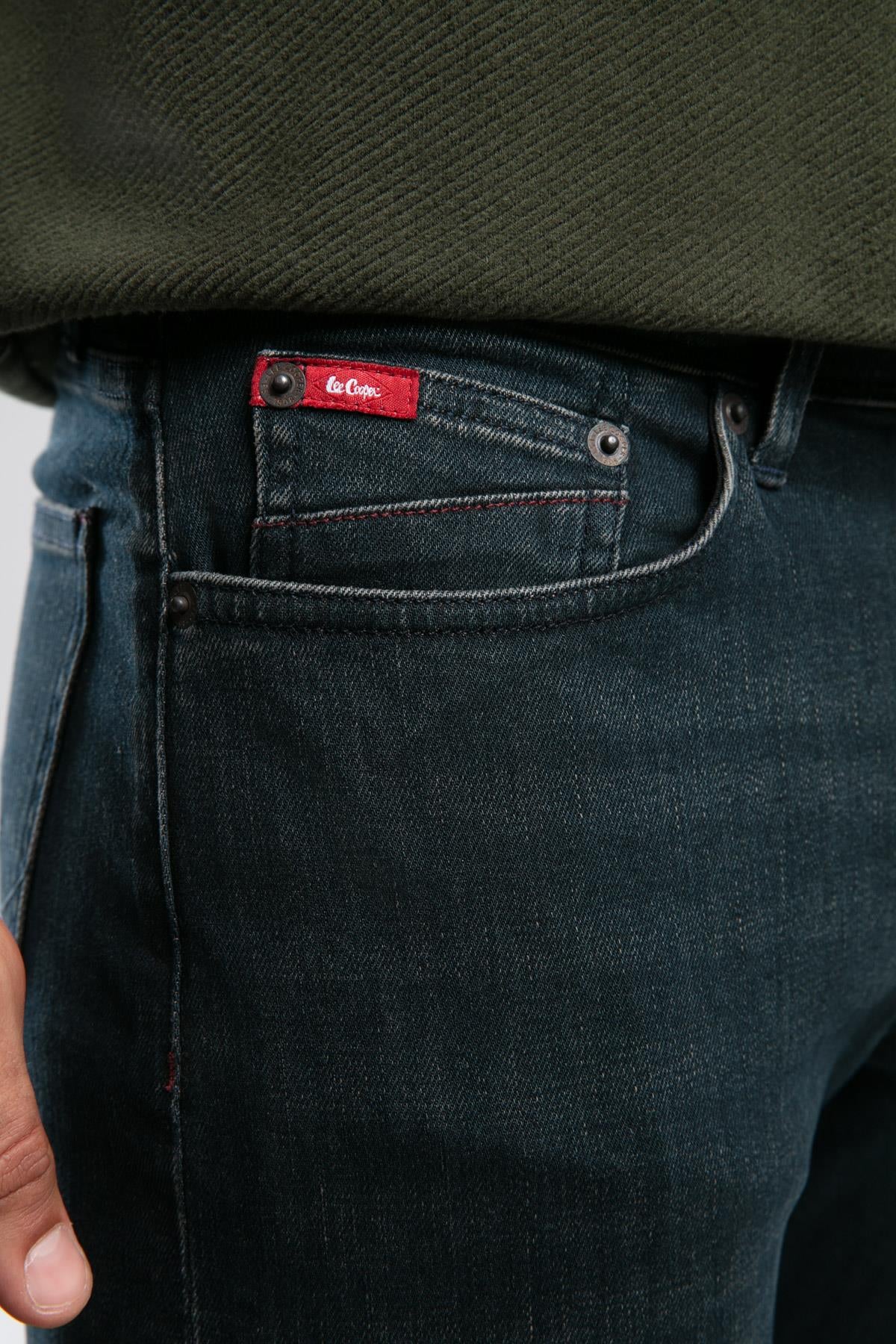 Harry Orta Bel Düz Kesim Düz Paça Erkek Jean Pantolon Ferb Cab