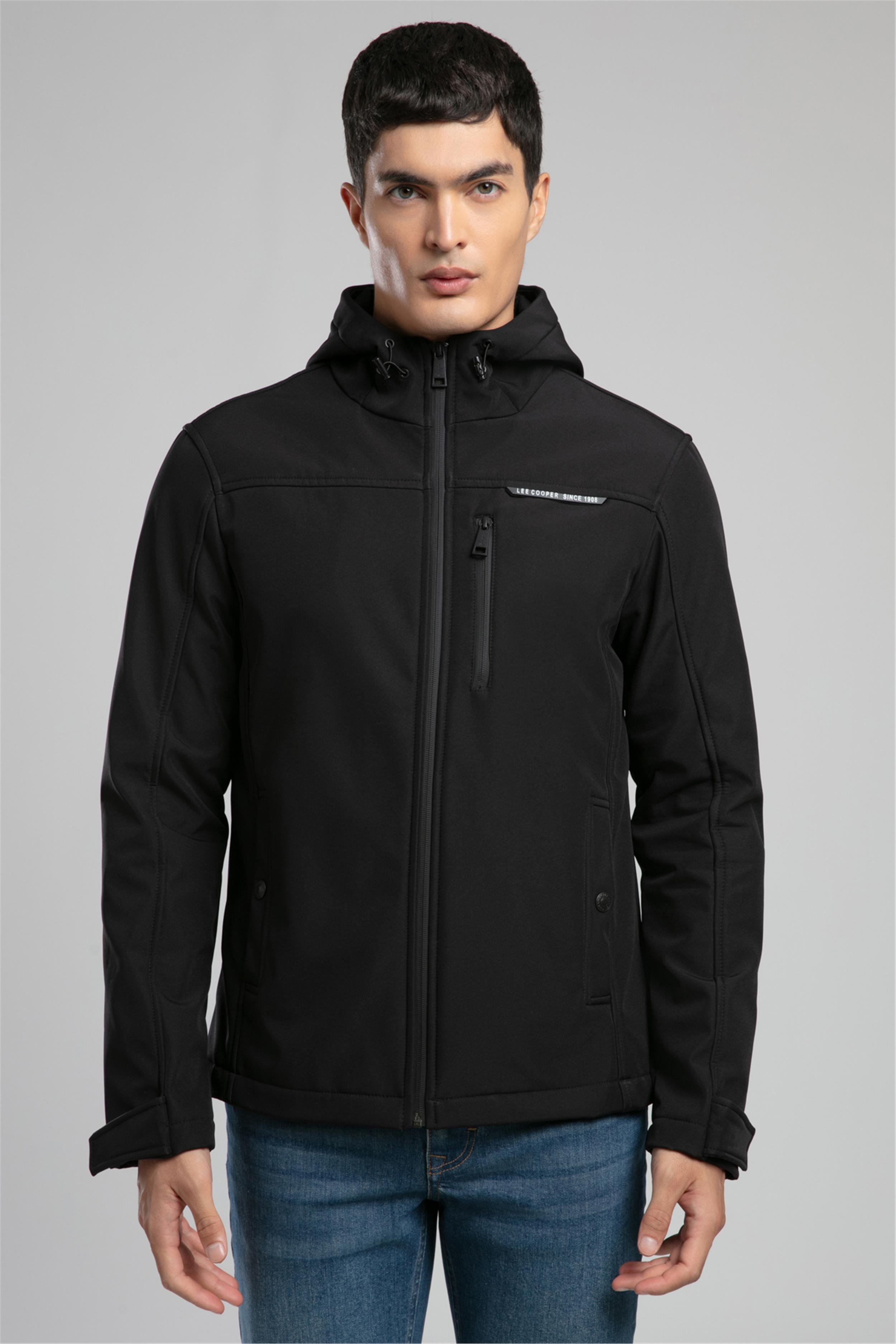 New Neron Erkek Kapüşonlu Mont Siyah - Lee Cooper Türkiye