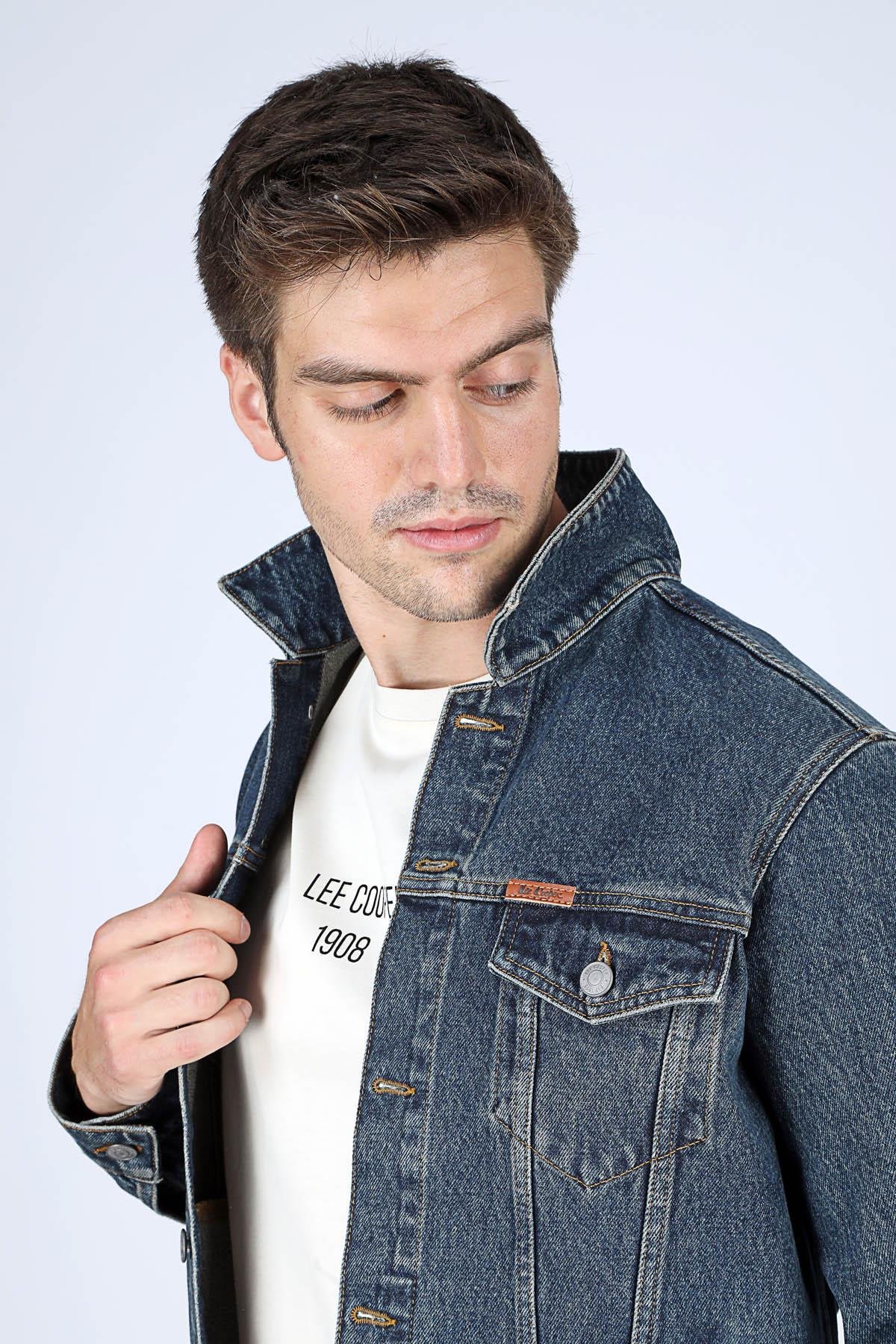Puebla 6 Erkek %100 Pamuk Jean Ceket - Lee Cooper Türkiye