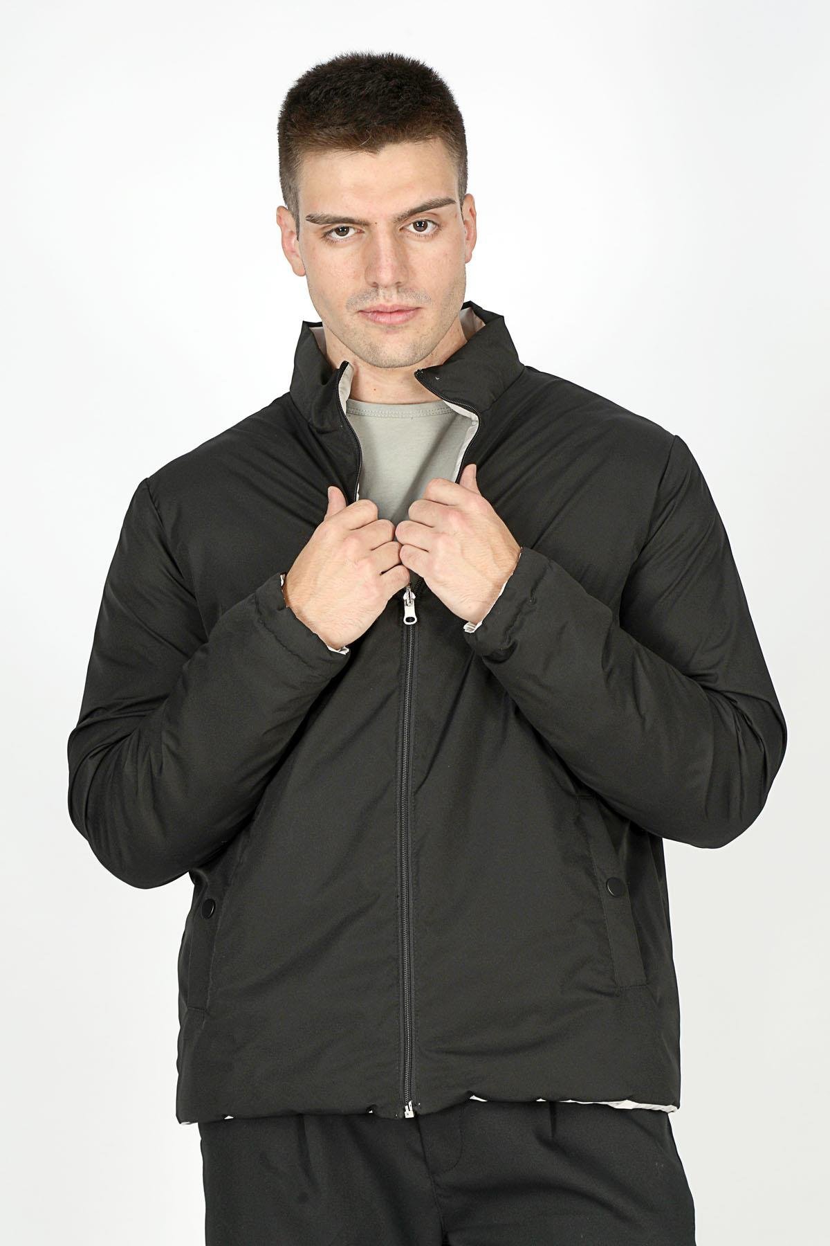 Terra Erkek Dik Yaka Çift Taraflı Mont Taş - Lee Cooper Türkiye