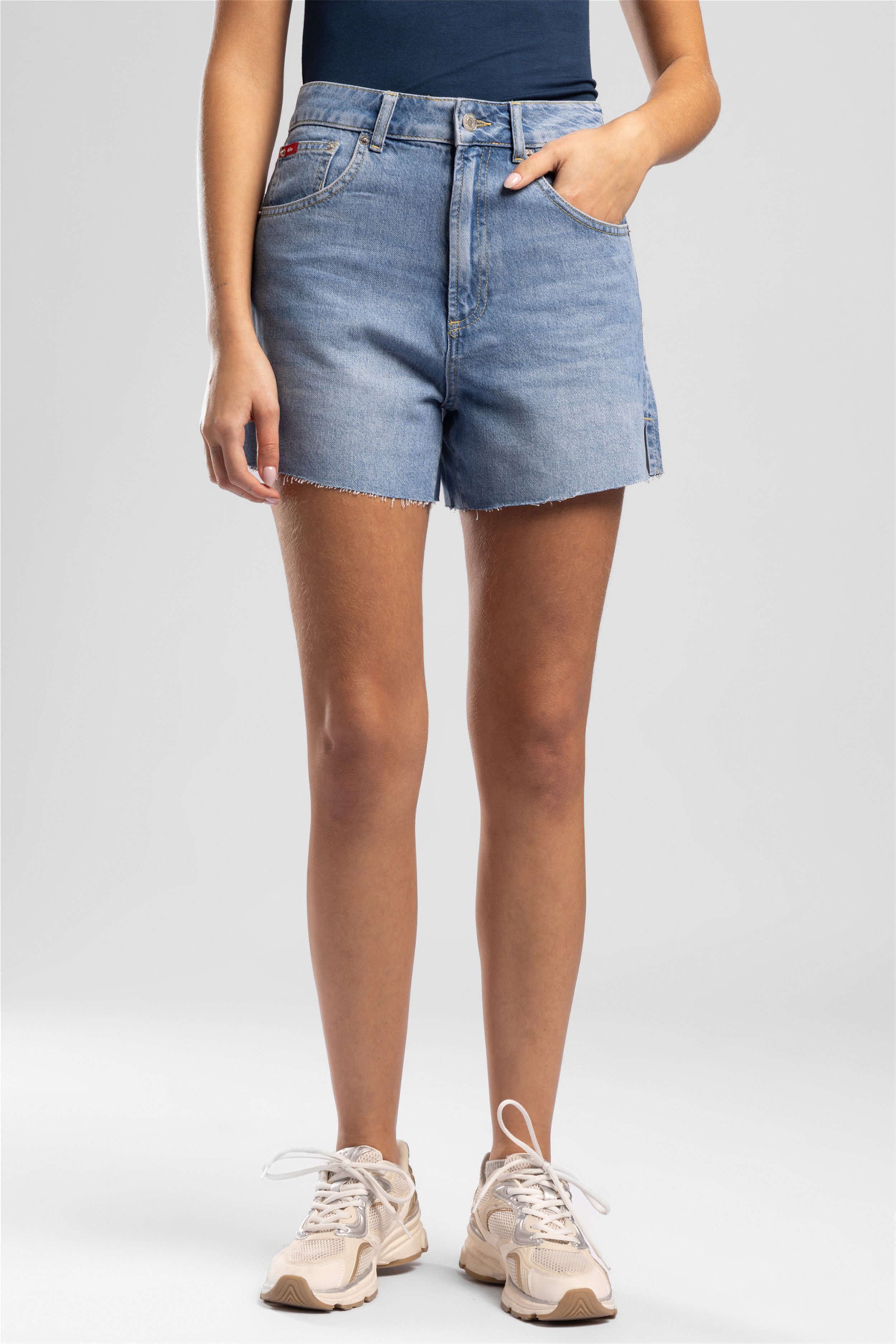 Zaı Kadın Jean Şort Mavi - Lee Cooper Türkiye