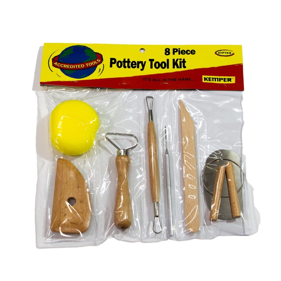 Kemper Pottery Tool Kit 8pc. Set