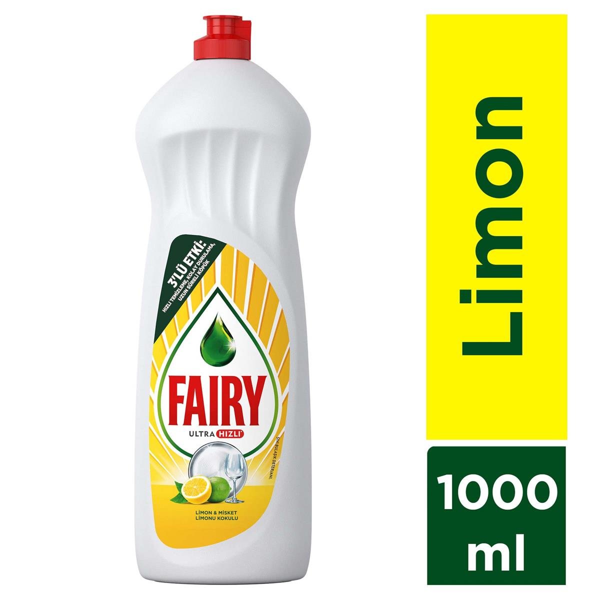 Fairy 1000 ml Sıvı Bulaşık Deterjanı Limon