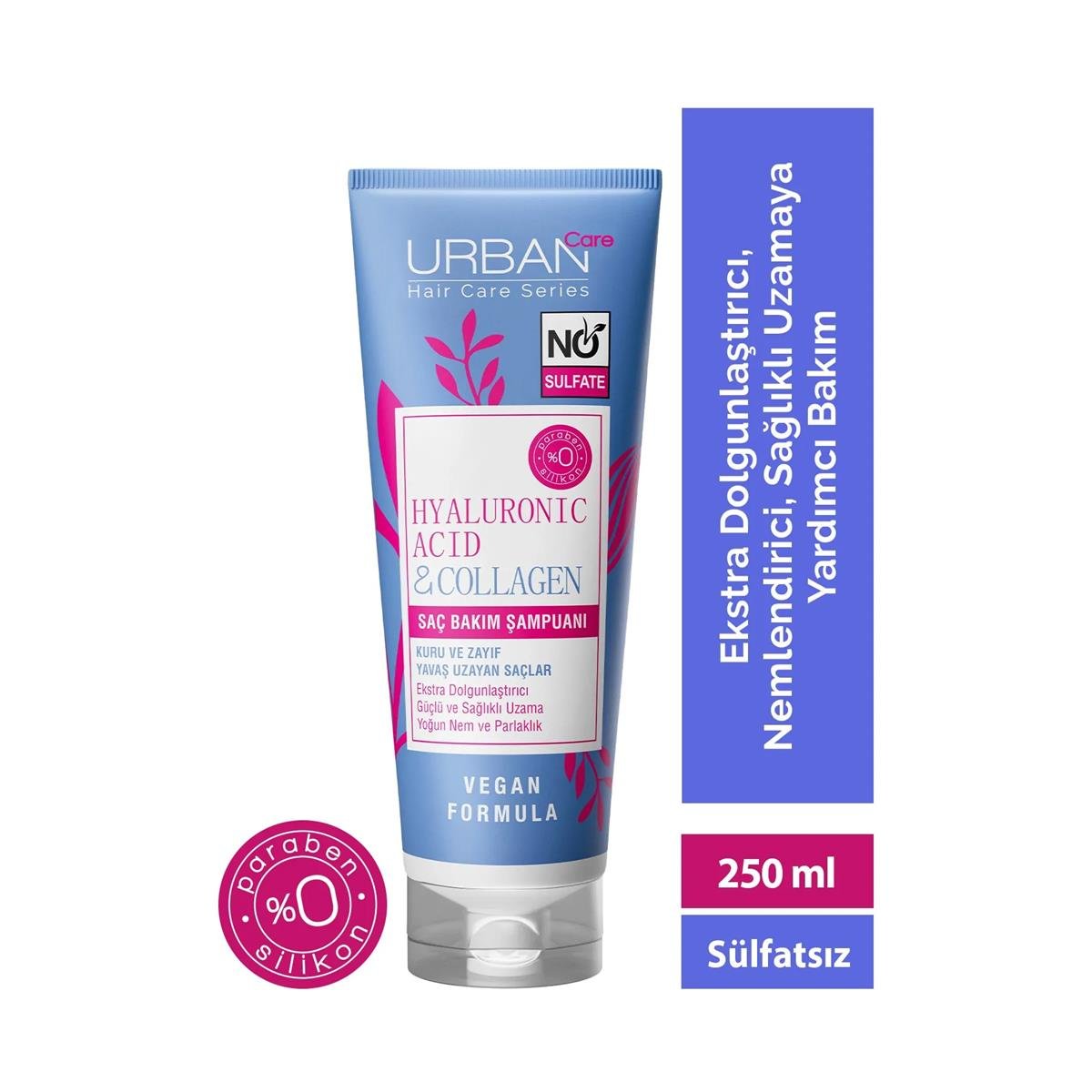 Urban Care Hyaluronic Acid & Collagen Kuru Ve Cansız Saçlara Özel Saç Bakım  Şampuanı 250 ML - İndirim Kampanya