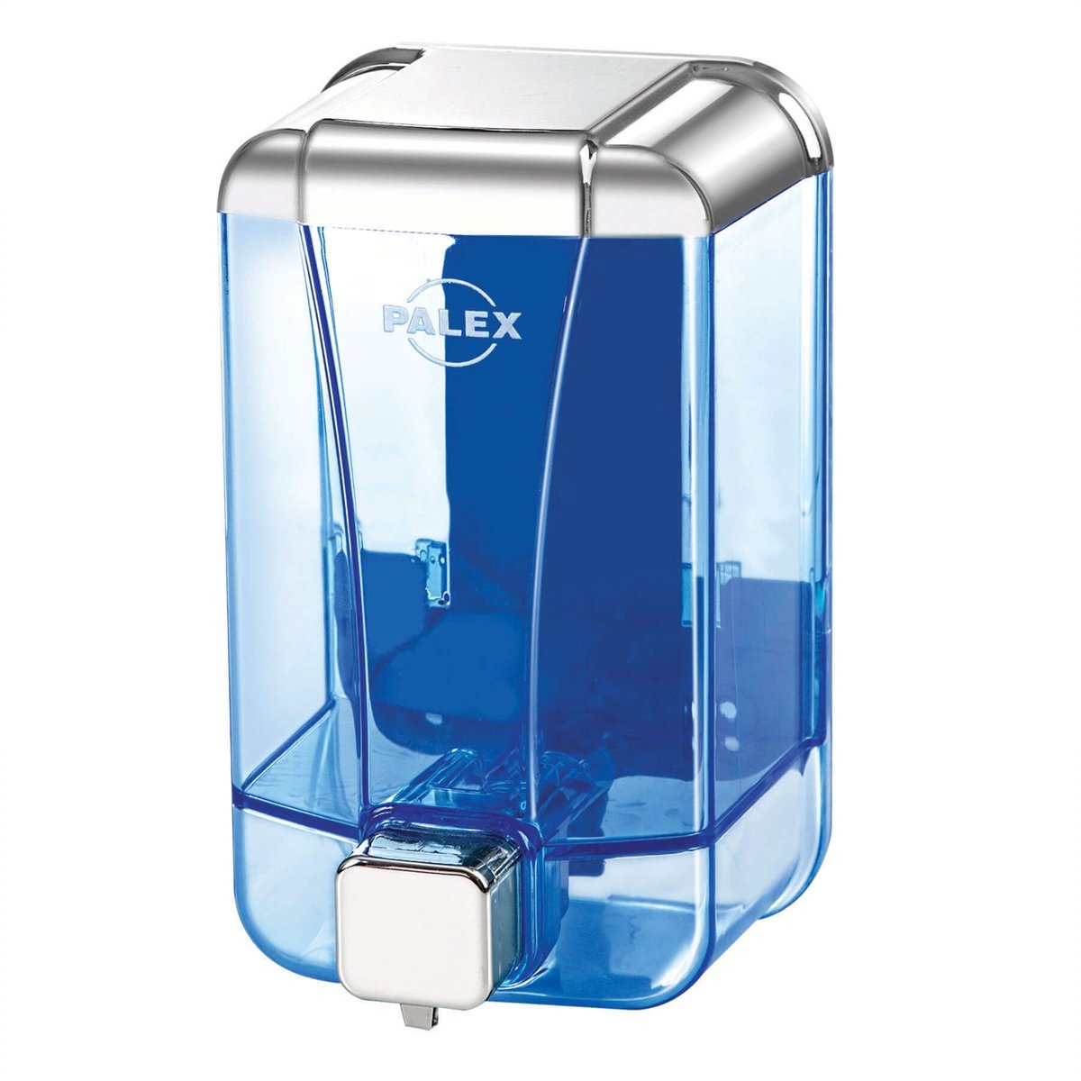 Sıvı Sabun Dispenseri 1000 cc Şeffaf Krom - ErvaTedarik.com