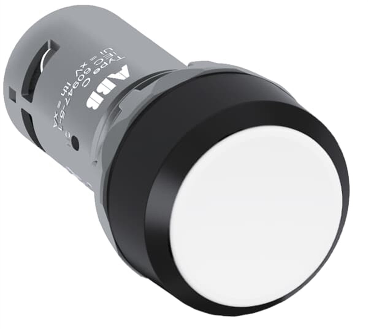 CP1-10W-10, 1NA Kontak, Beyaz Yaylı Buton buyukelektromarket.com ABB