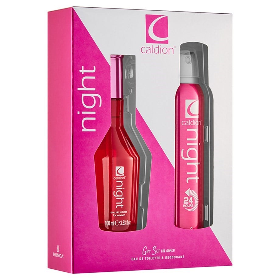 CALDION Night Kadın Parfüm Seti 100 ml EDT + 150 ml Deodorant - Hunca Shop