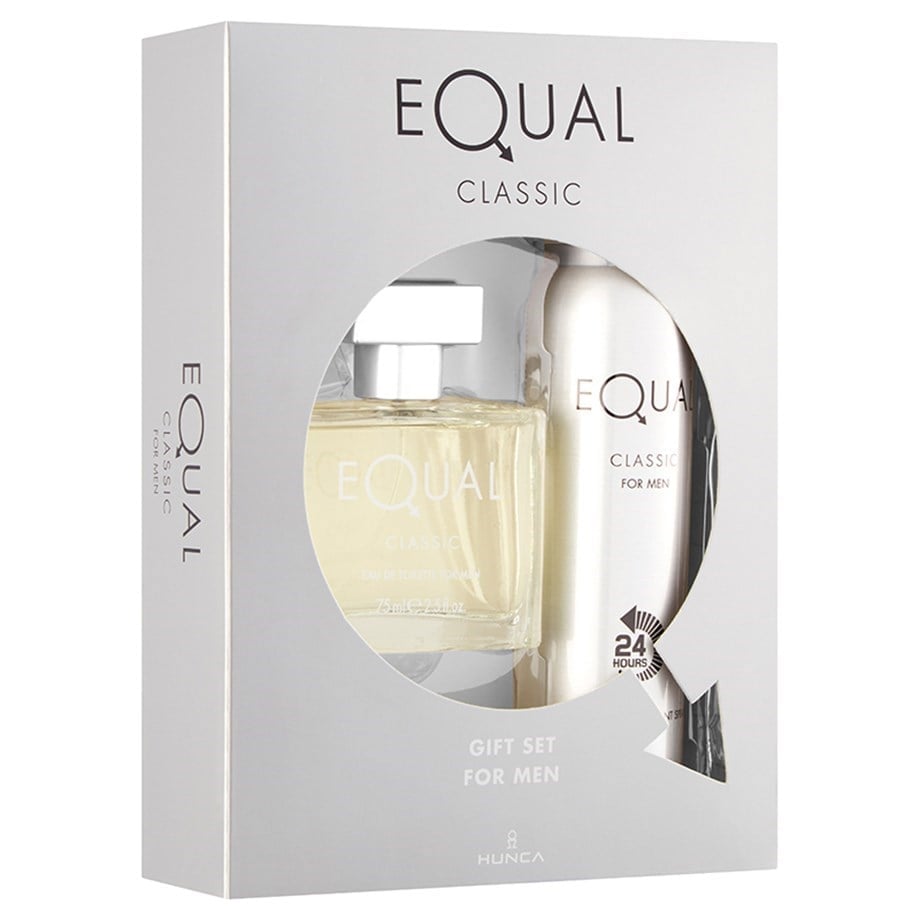 EQUAL Classic Erkek Parfüm Seti 75 ml EDT + 150 ml Deodorant - Hunca Shop