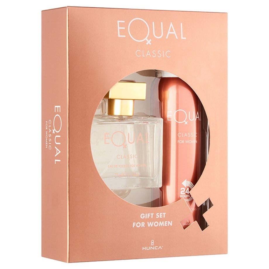 EQUAL Classic Kadın Parfüm Seti 75 ml EDT + 150 ml Deodorant - Hunca Shop